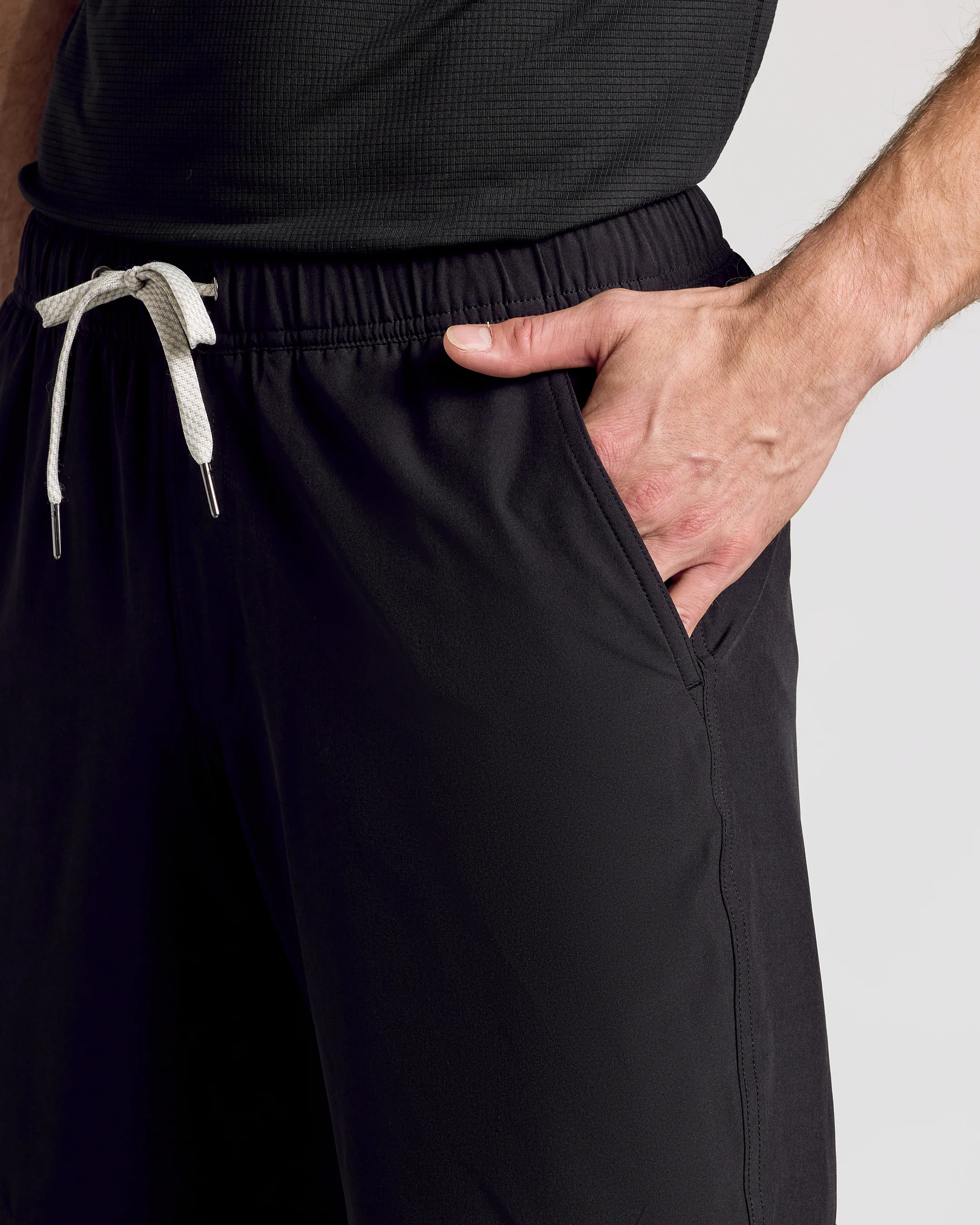 9" All Black Active Quick Dry Shorts 2-Pack - Image 6