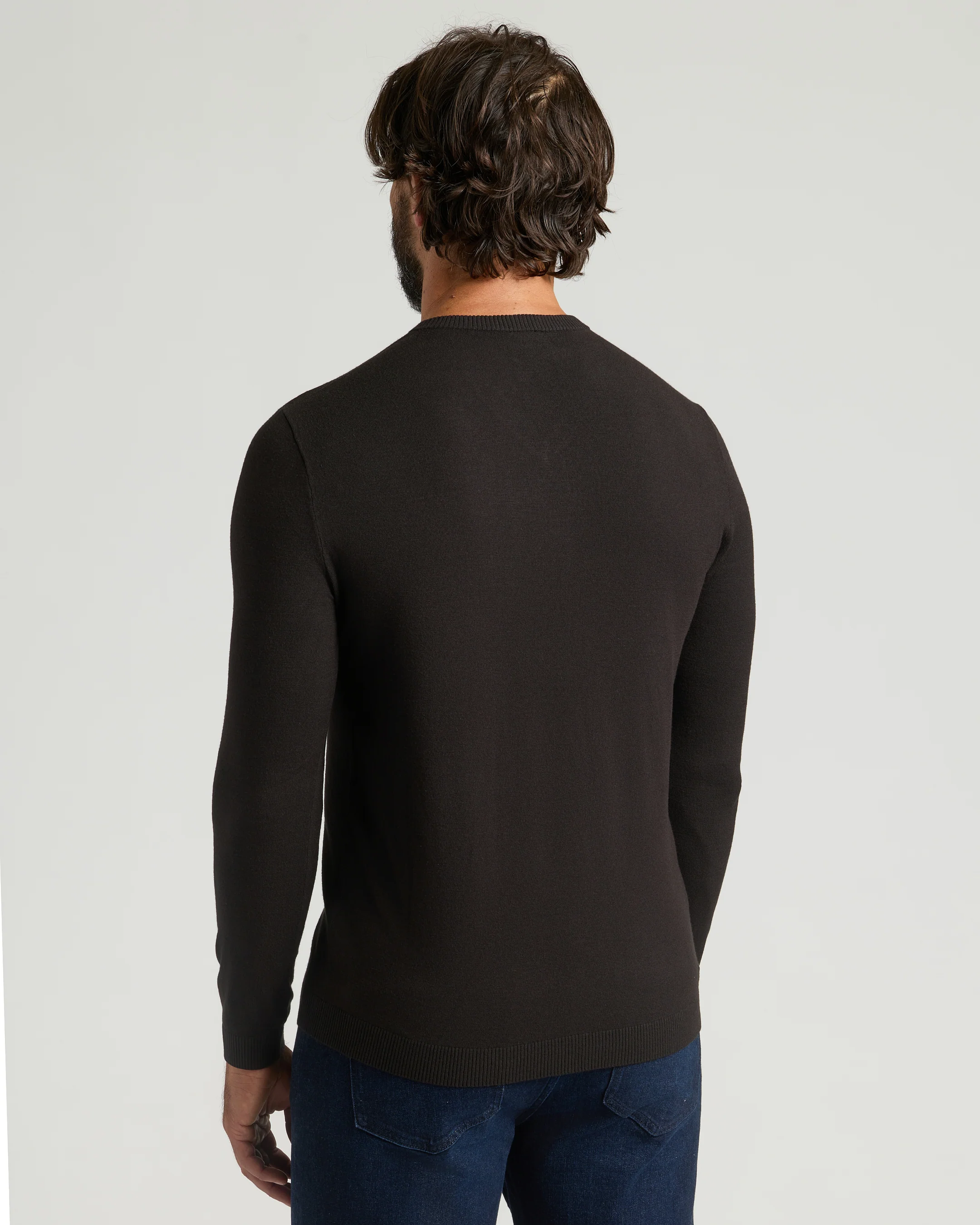 All Black Dressy V-Neck Sweater 3-Pack - Image 4