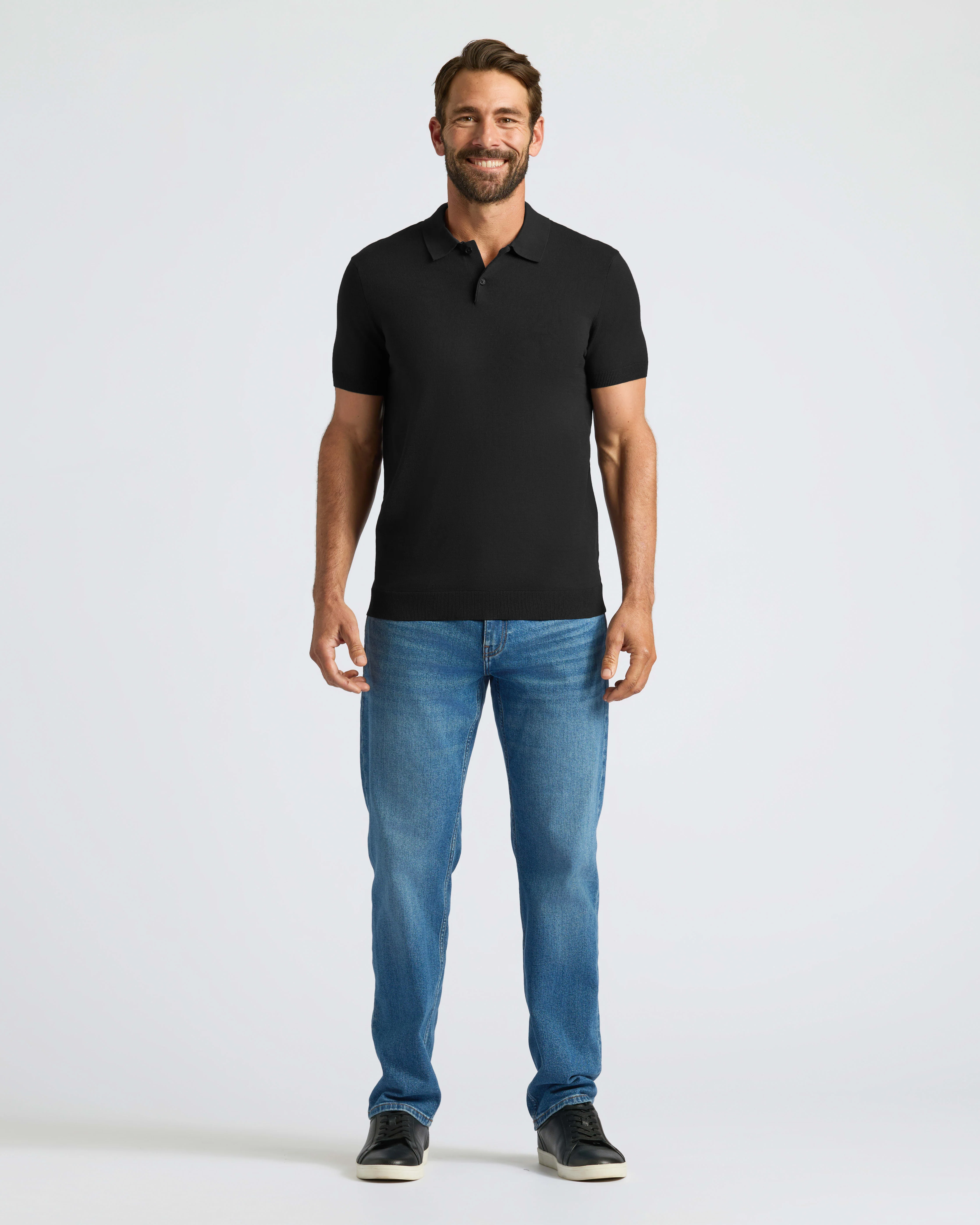 Black Dressy Polo 6-Pack - Image 3