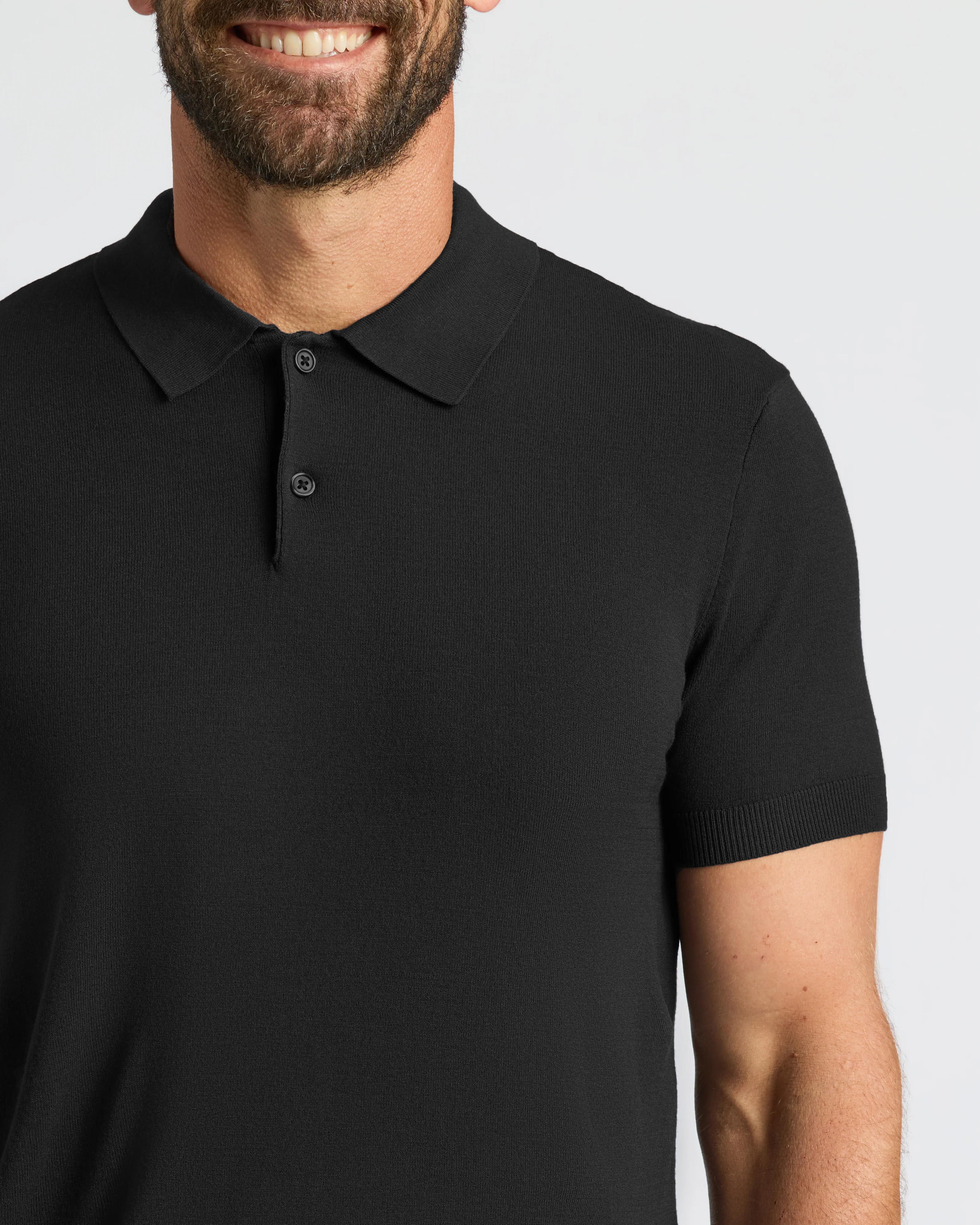 Black Dressy Polo 6-Pack - Image 5