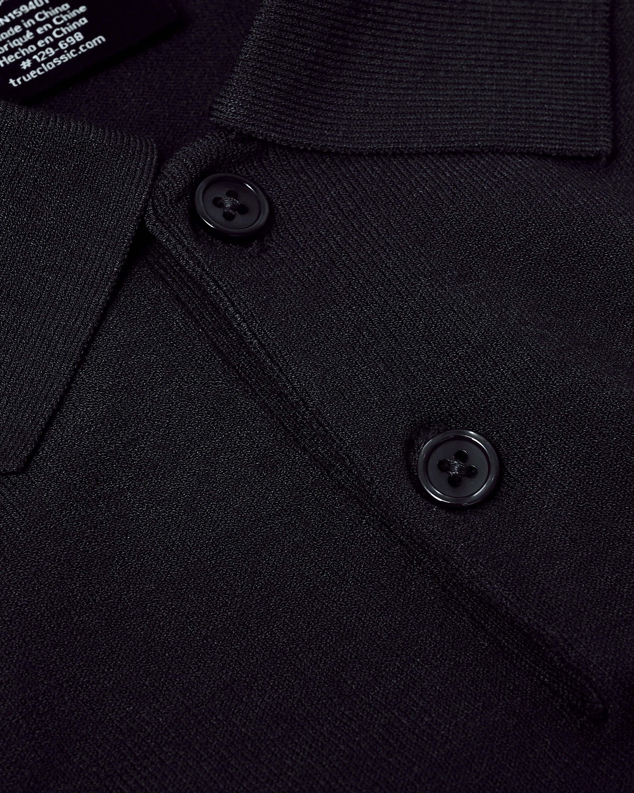 Black Dressy Polo 6-Pack - Image 7