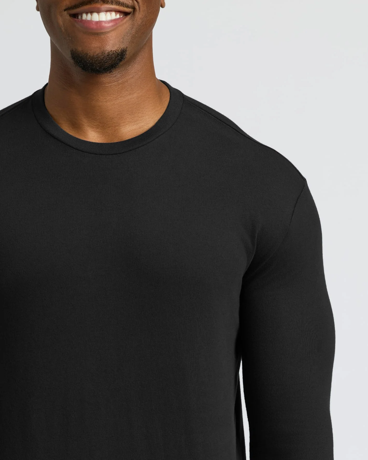 All Black Tall Long Sleeve Crew 3-Pack - Image 5