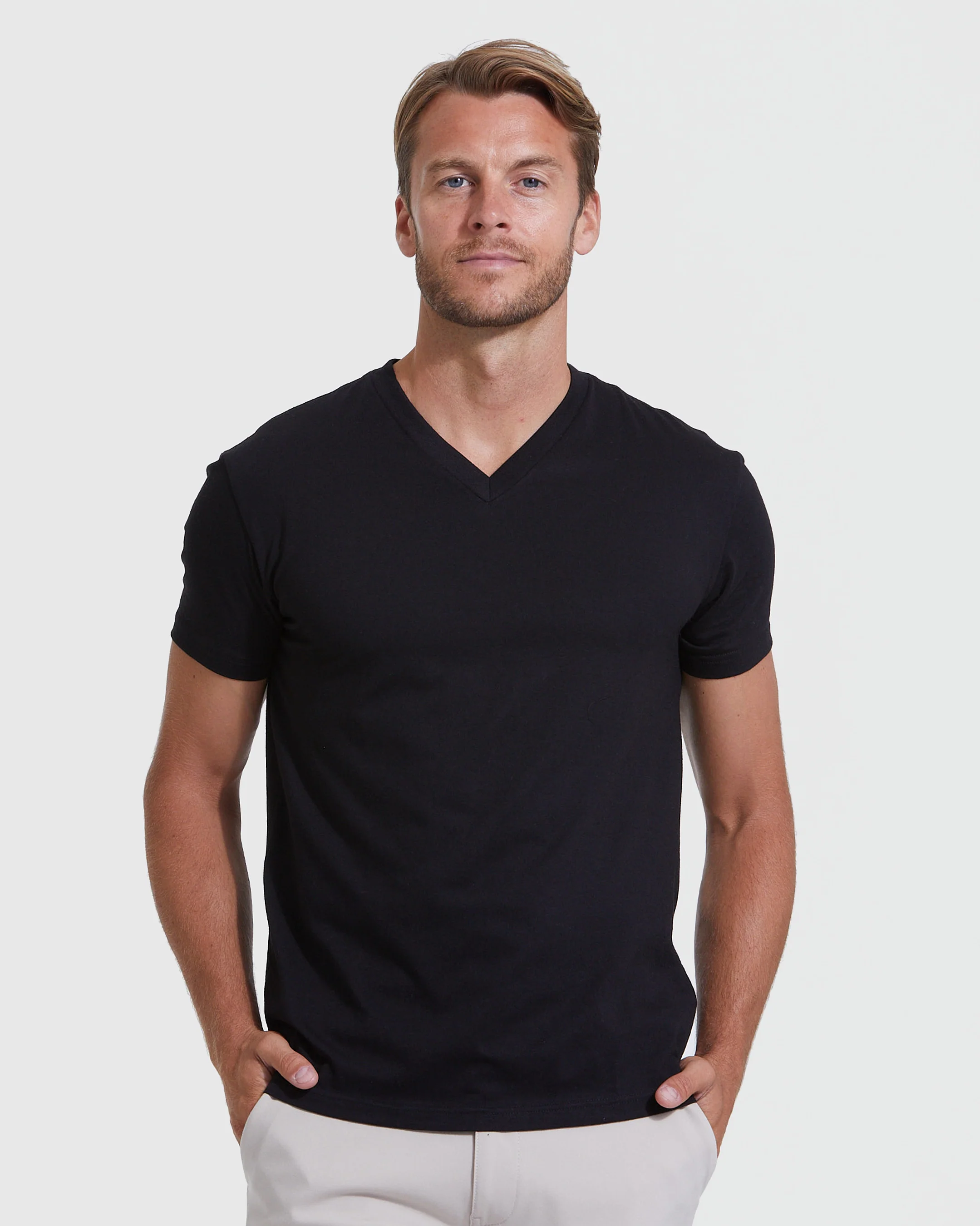 Black Classic V-Neck 6-Pack - Image 2