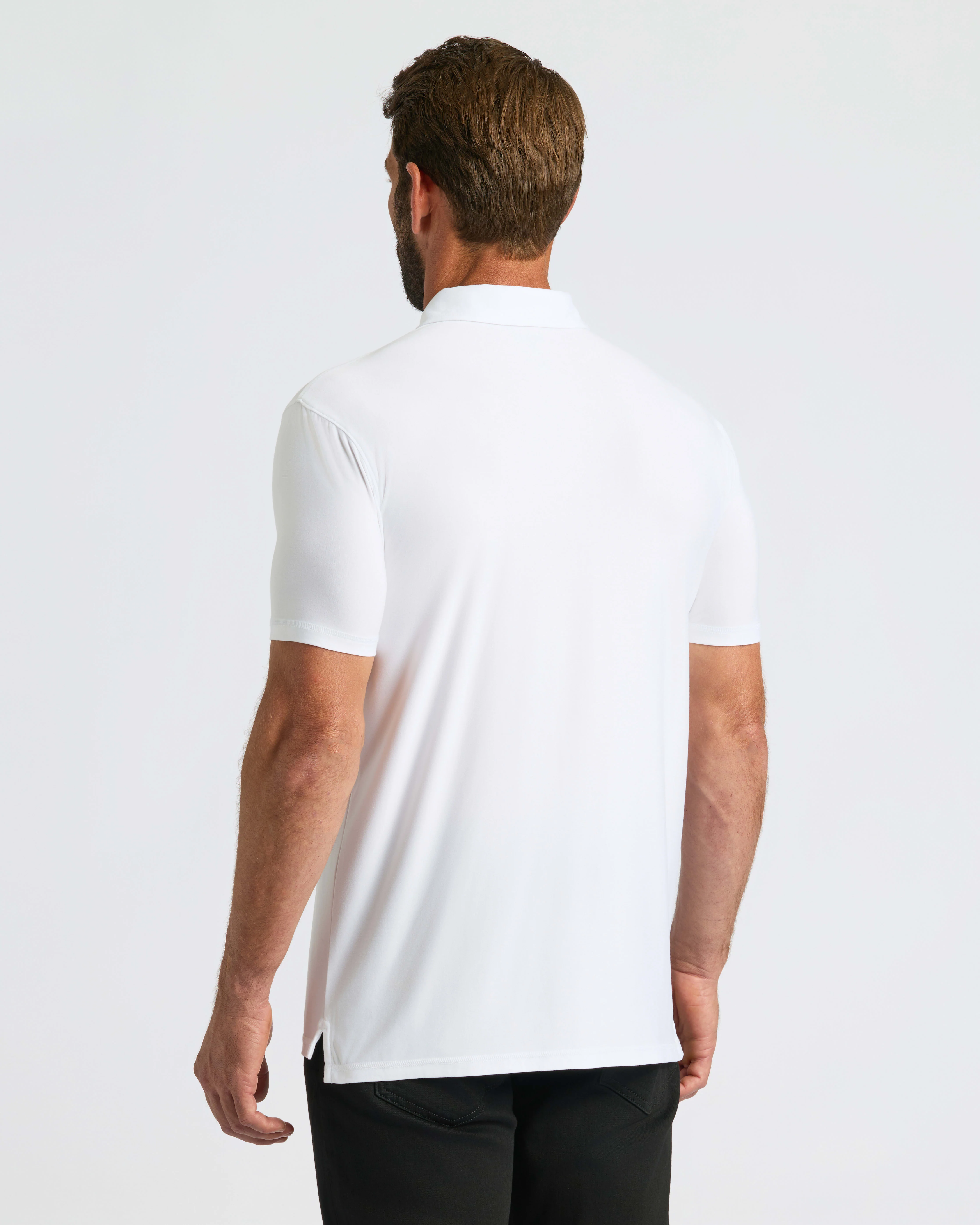All White Active Polo 6-Pack - Image 4