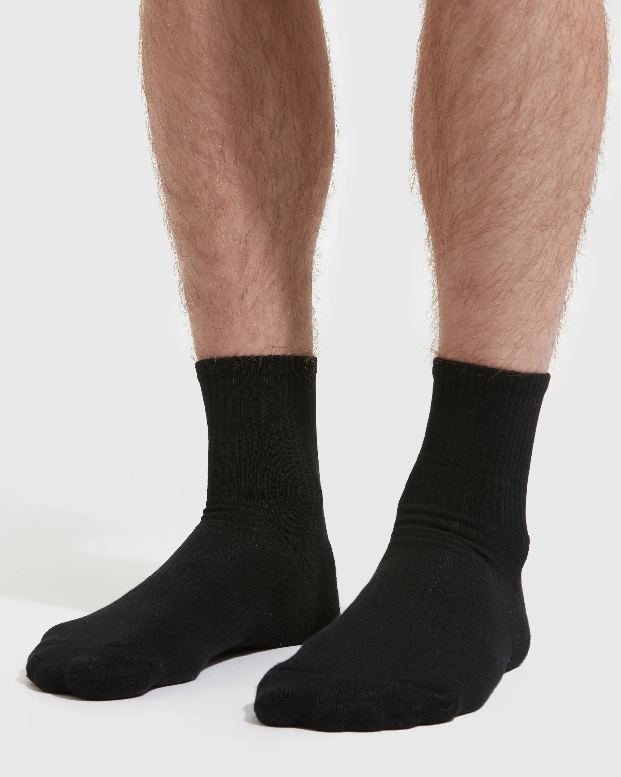 Black Half Crew Socks 3-Pack - Image 3