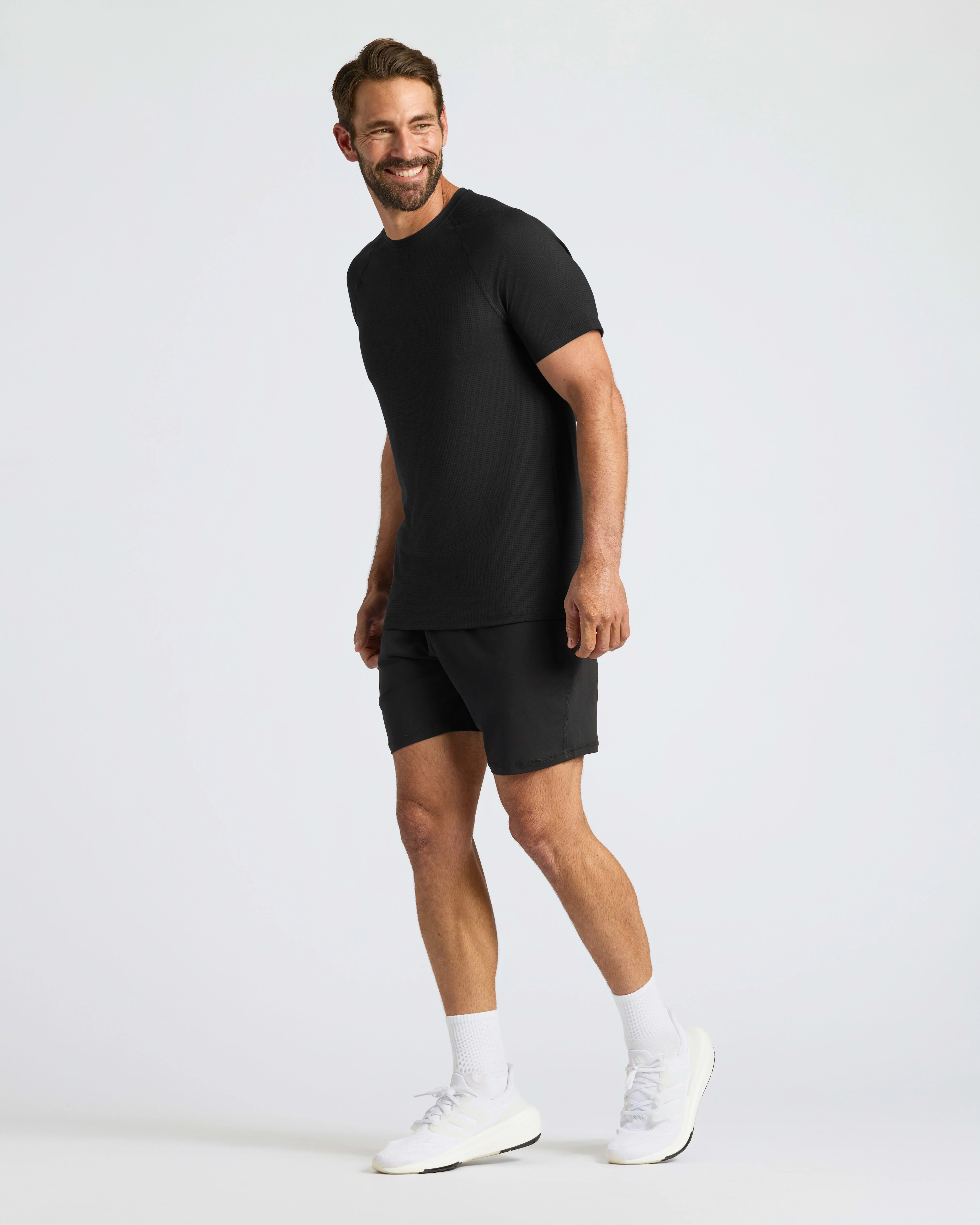 Black Active Mesh Crew 6-Pack - Image 4