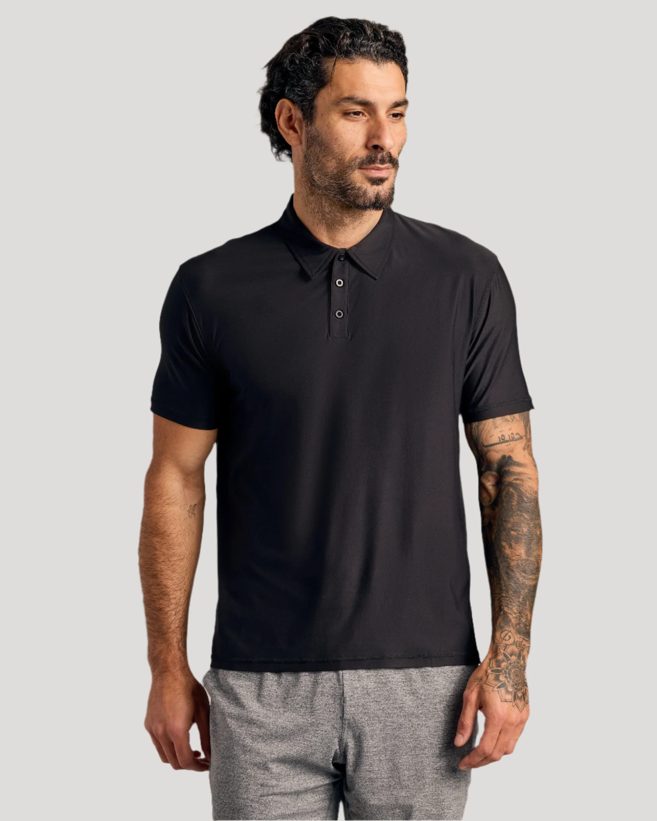 Black Active Polo 6-Pack - Image 2