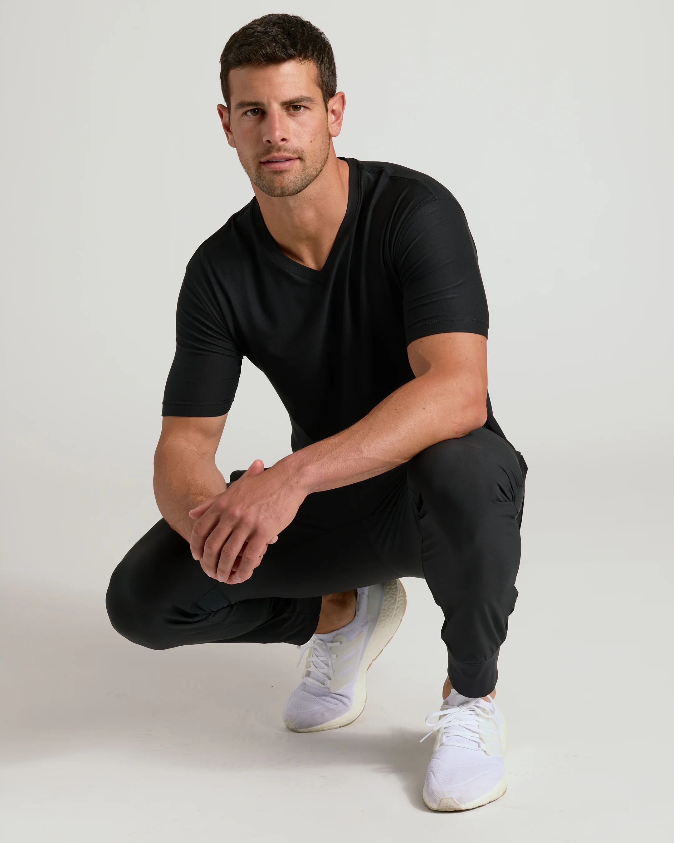 Black Active V-Neck 6-Pack - Image 4