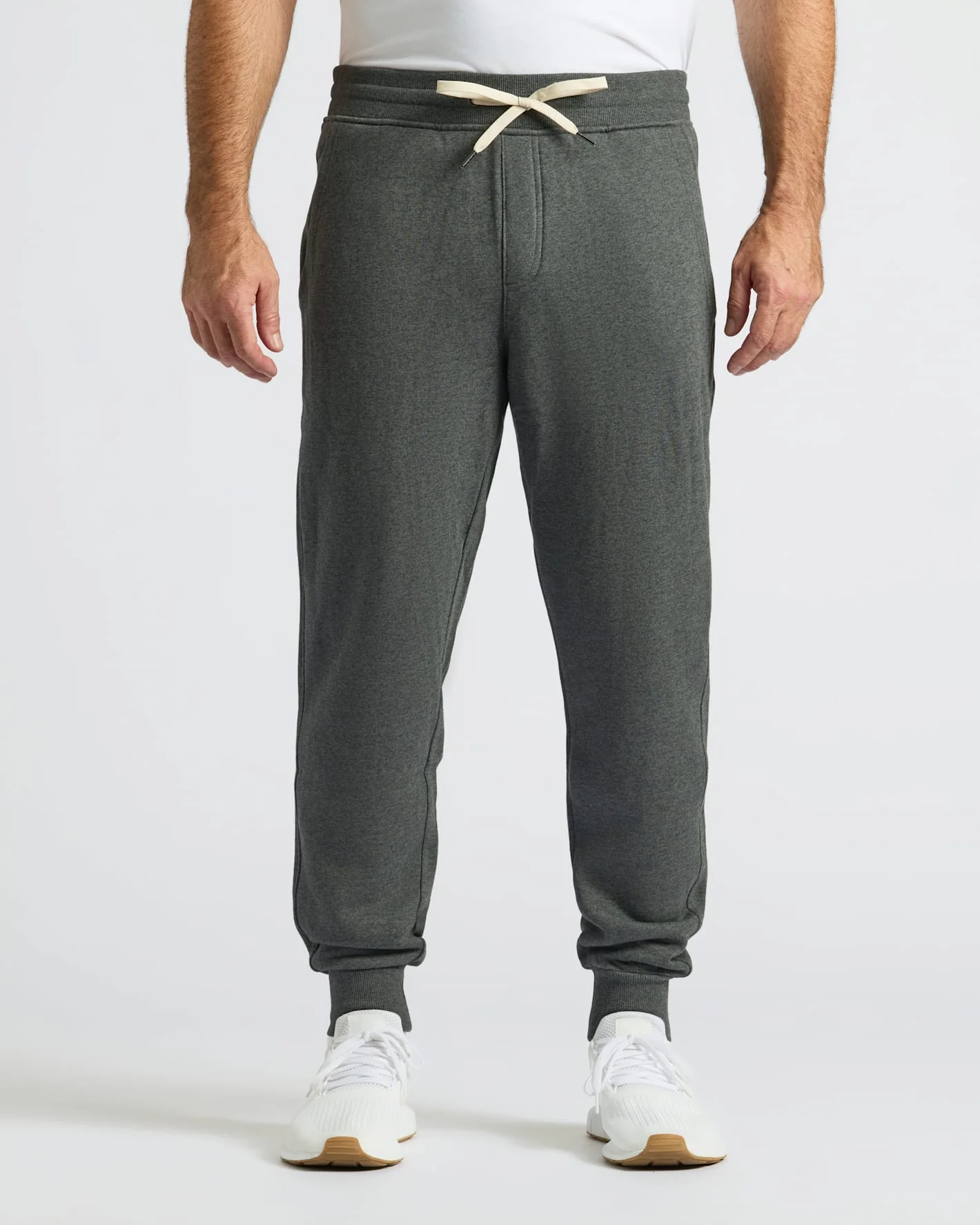 Black & Charcoal Fleece French Terry Joggers 2-Pack - Image 6