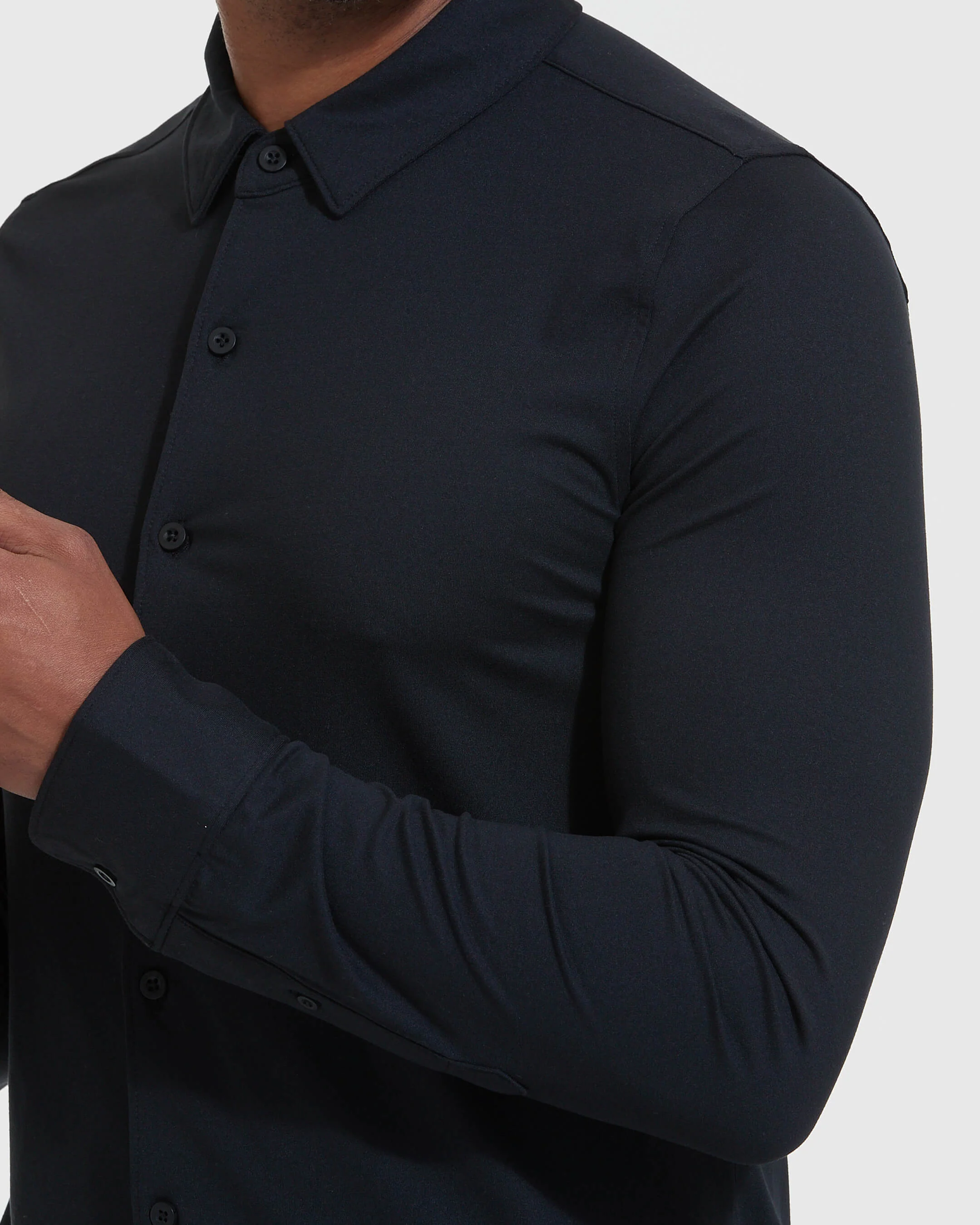 Black Long Sleeve Do-It-All Comfort Shirt - Image 5