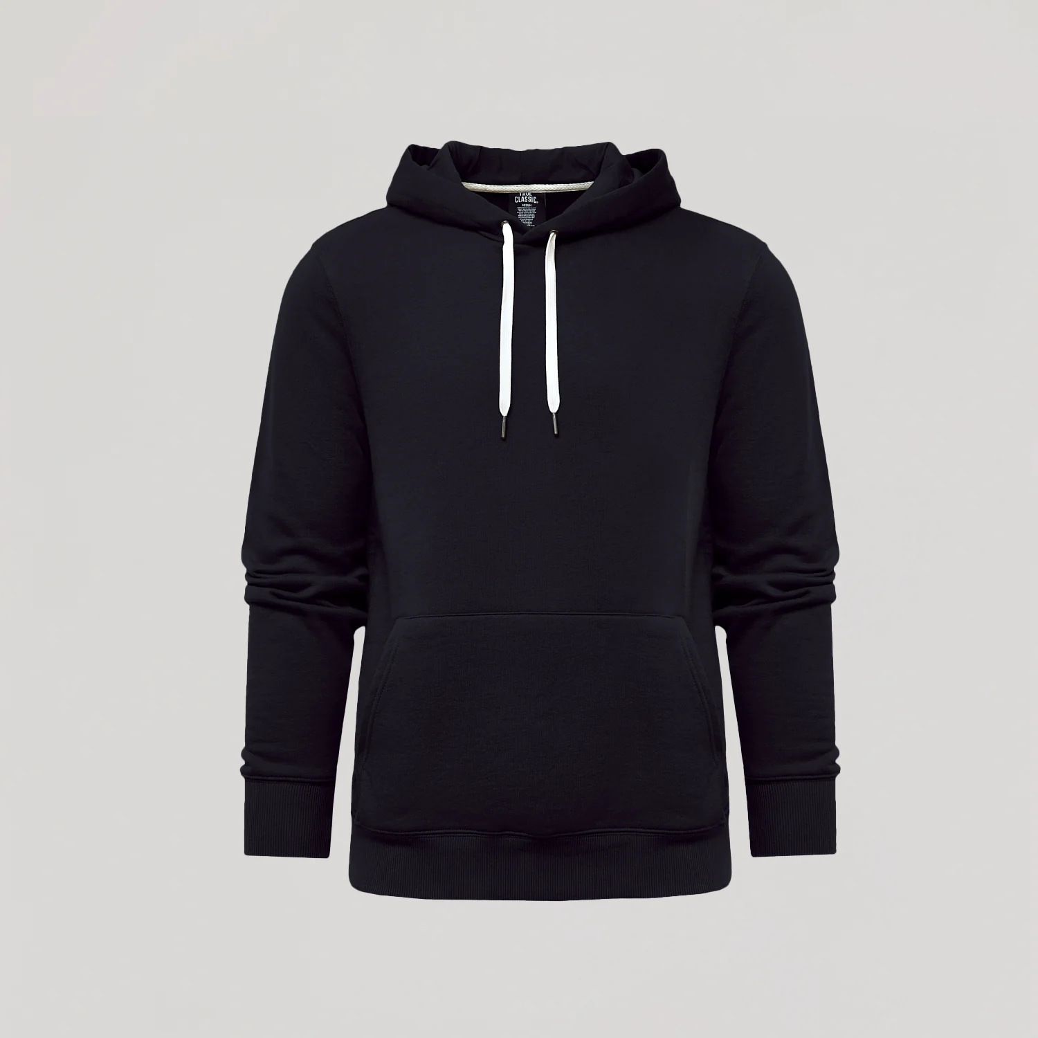 Black Fleece French Terry Pullover Hoodie - Image 2