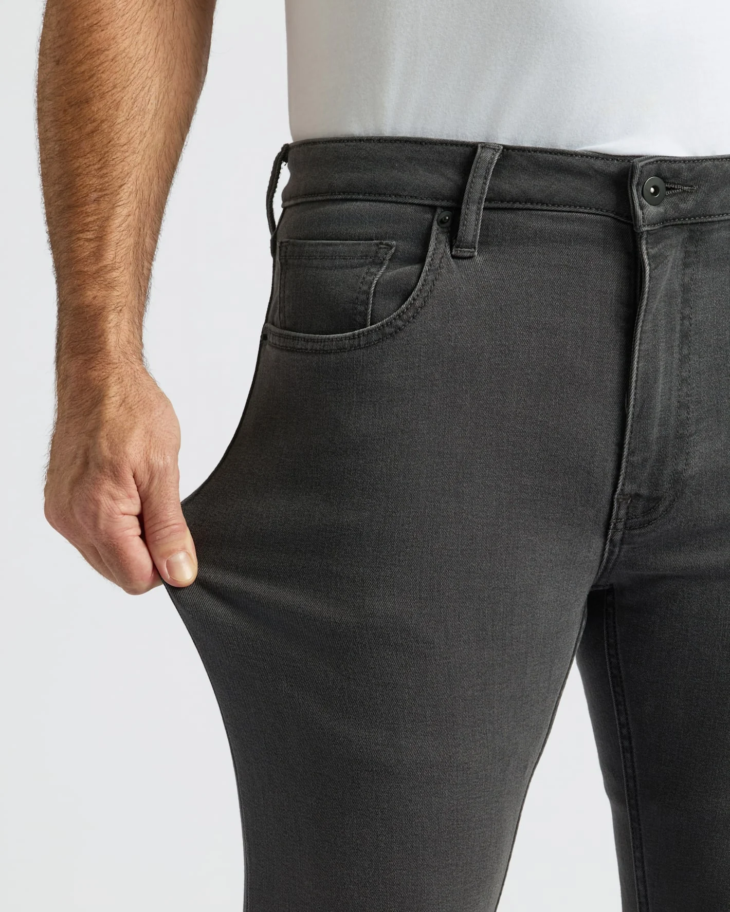 Black & Gray Wash Slim Comfort Stretch Jeans 2-Pack - Image 8