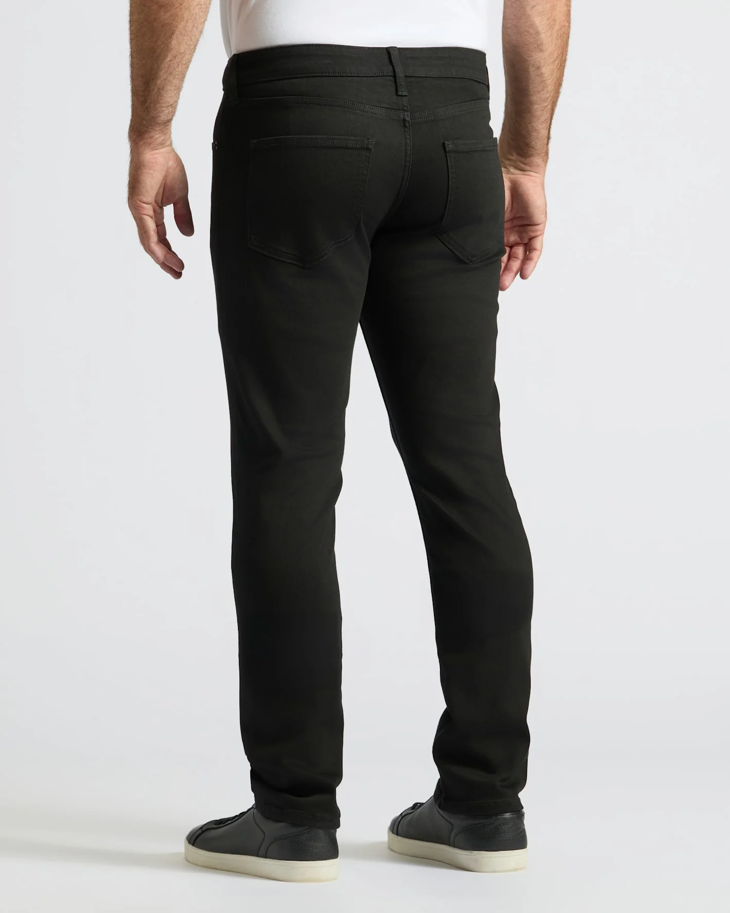 Black & Gray Wash Straight Comfort Stretch Jeans 2-Pack - Image 5