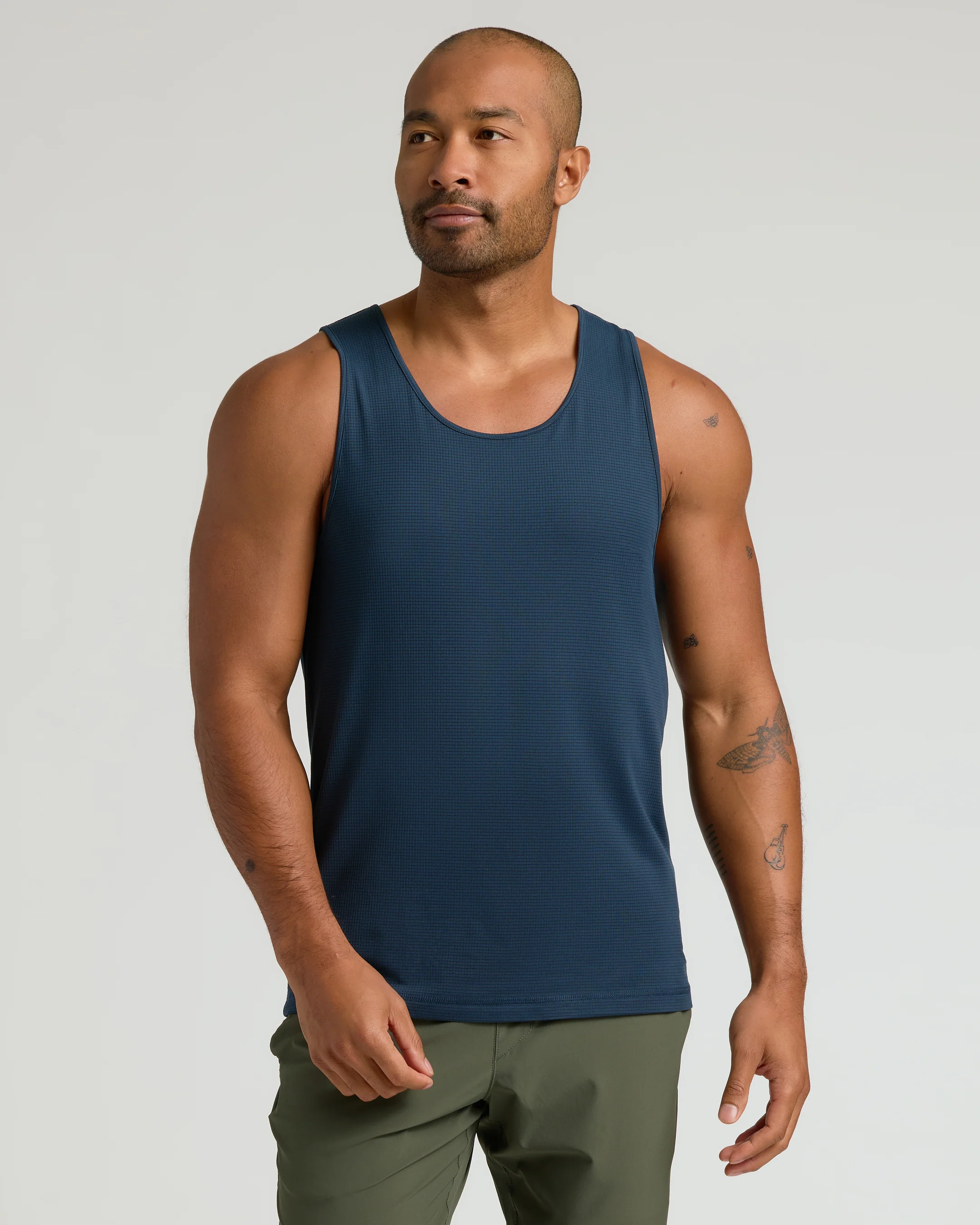 Black & Navy Active Mesh Tank 6-Pack - Image 3