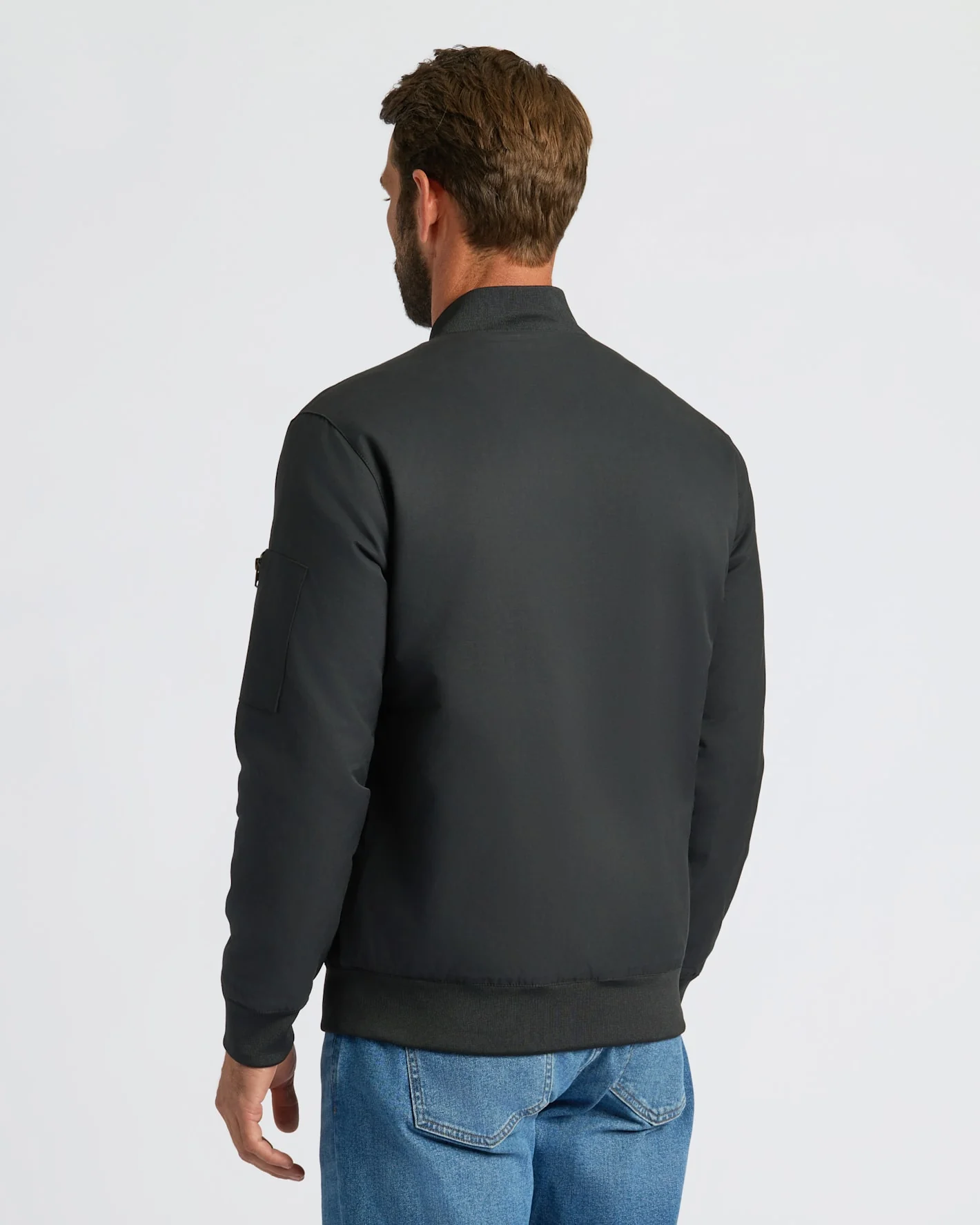 Black Bomber Jacket - Image 5