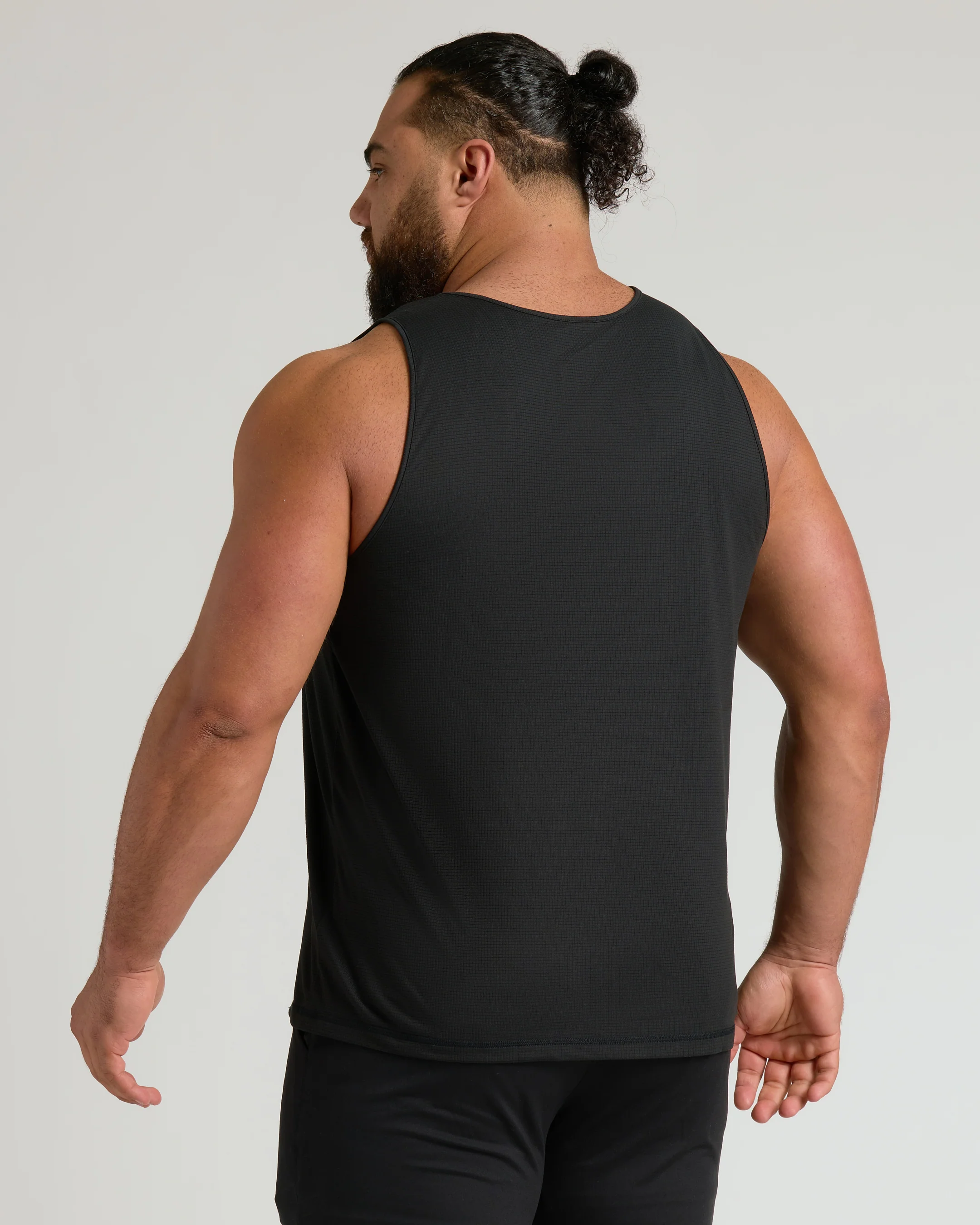 Black Sleeveless Active Mesh Tank 3-Pack - Image 3