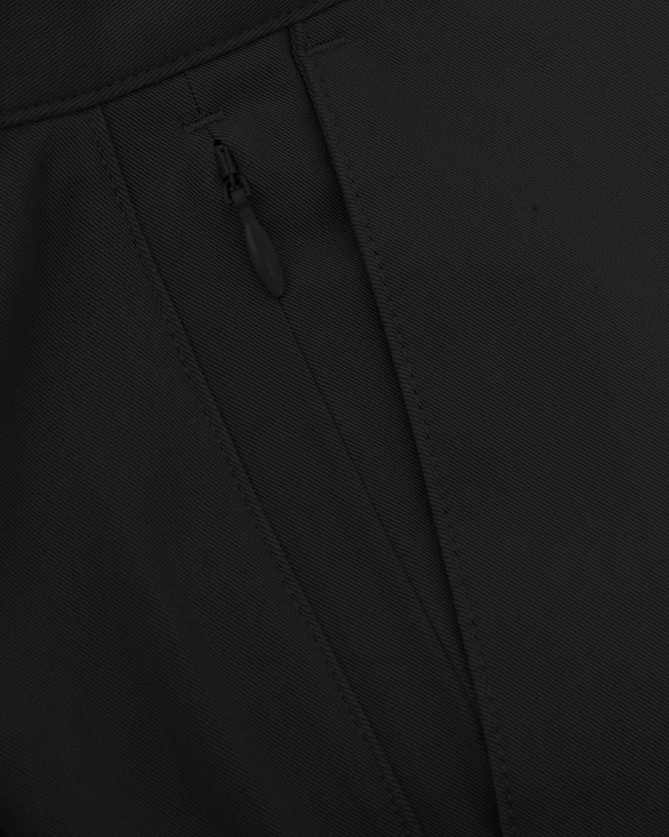 Black Straight Twill Chino Pant - Image 6