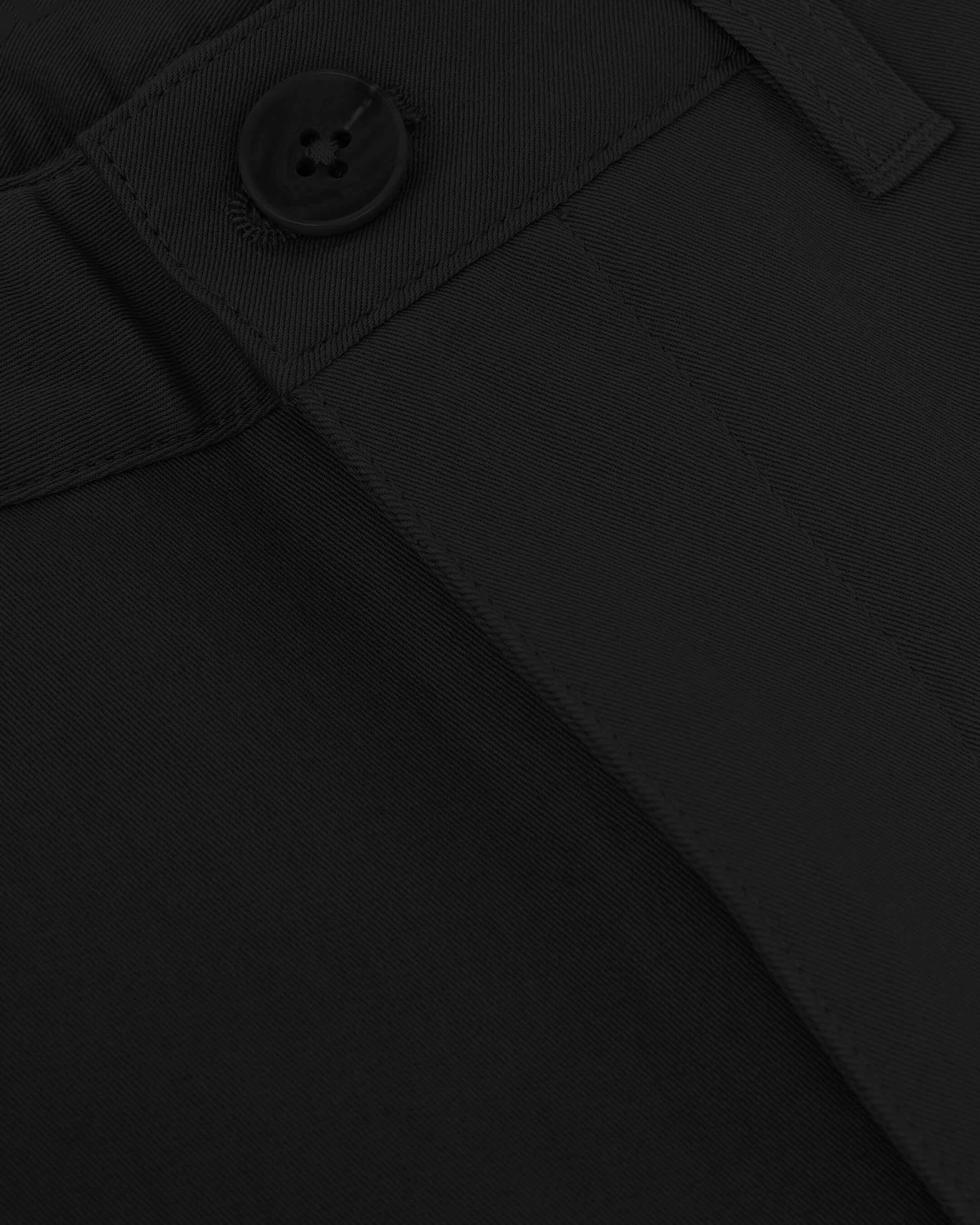 Black Straight Twill Chino Pant - Image 7