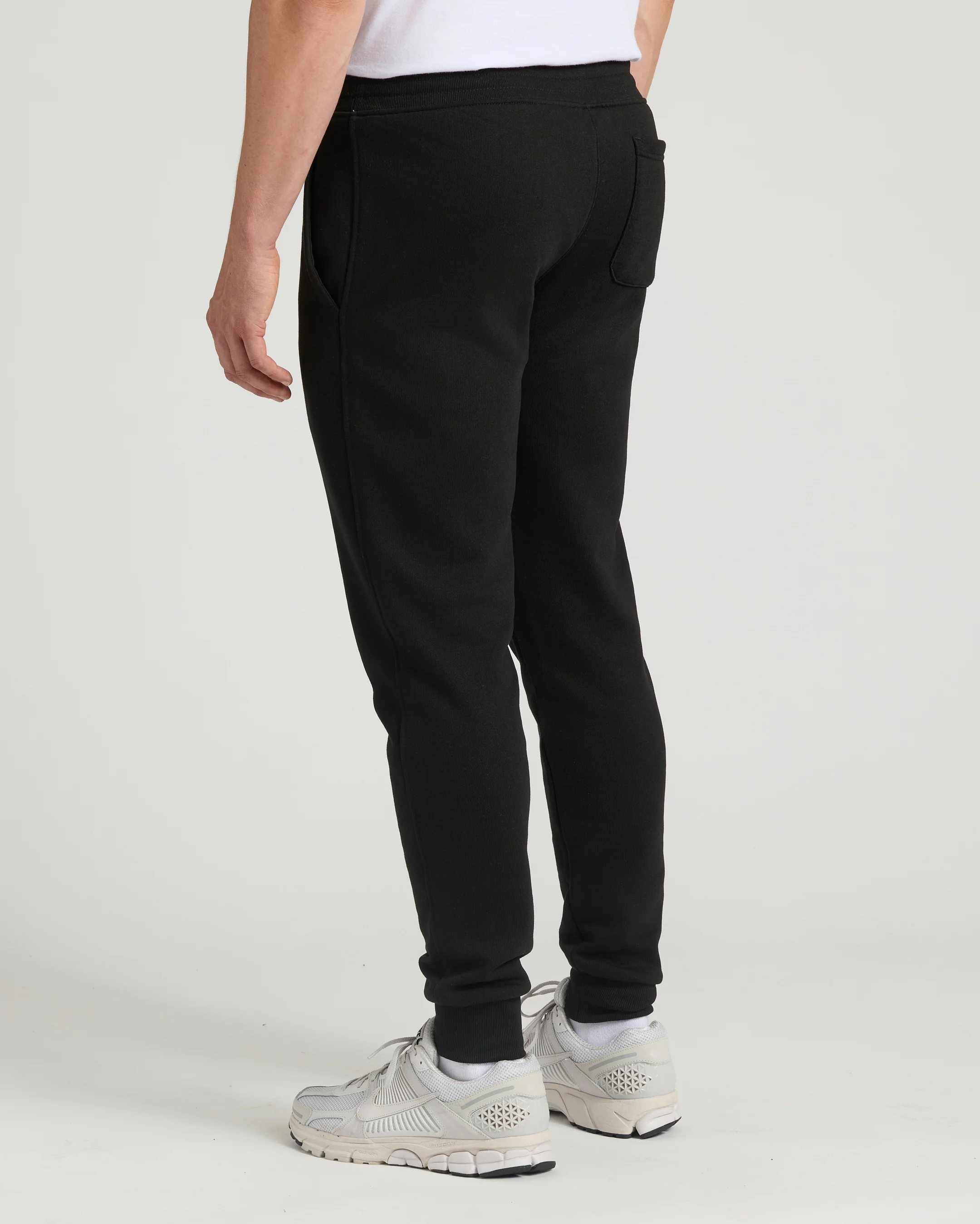 Black Tall Fleece French Terry Joggers - Image 3
