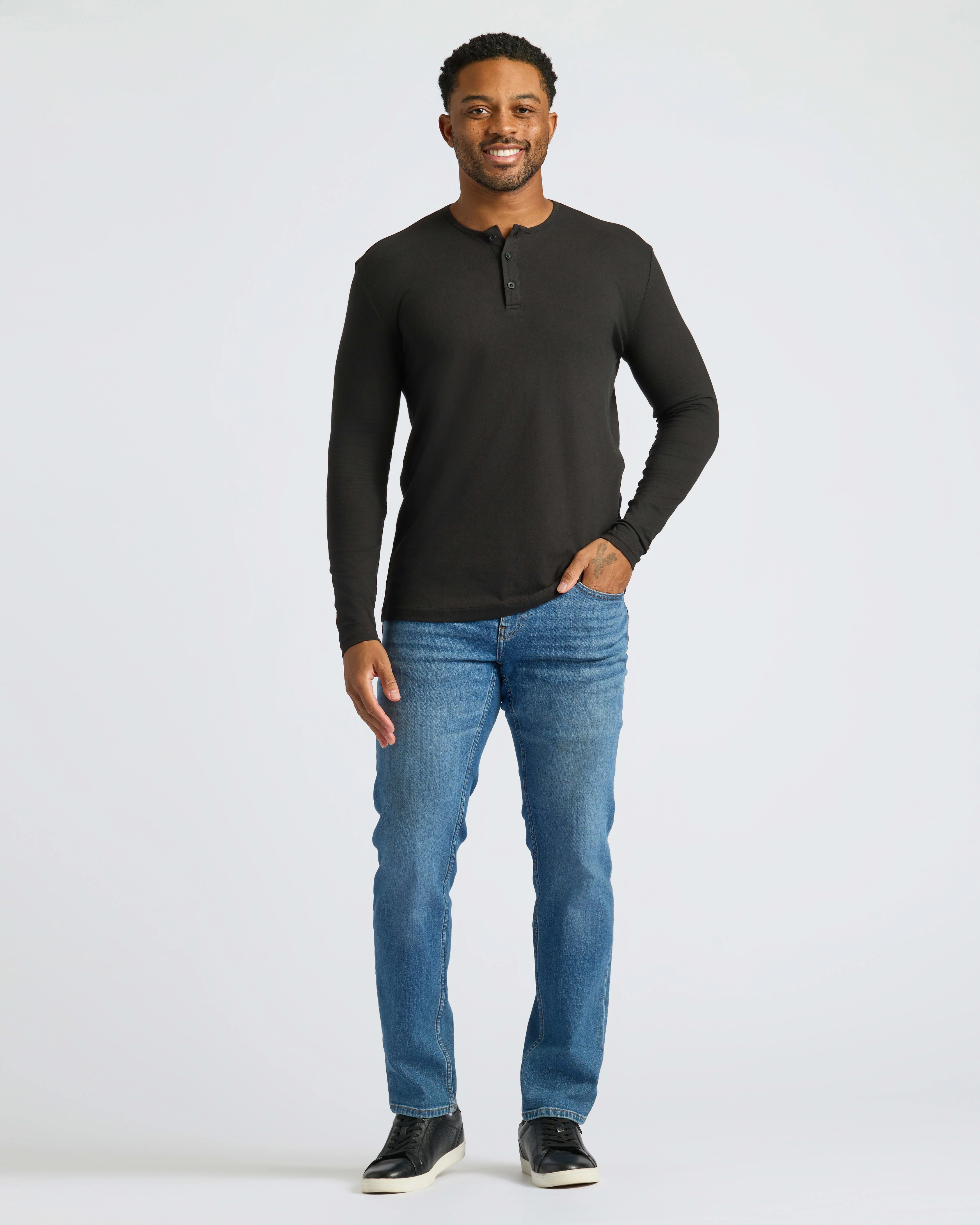 Classic Long Sleeve Henley 3-Pack - Image 3