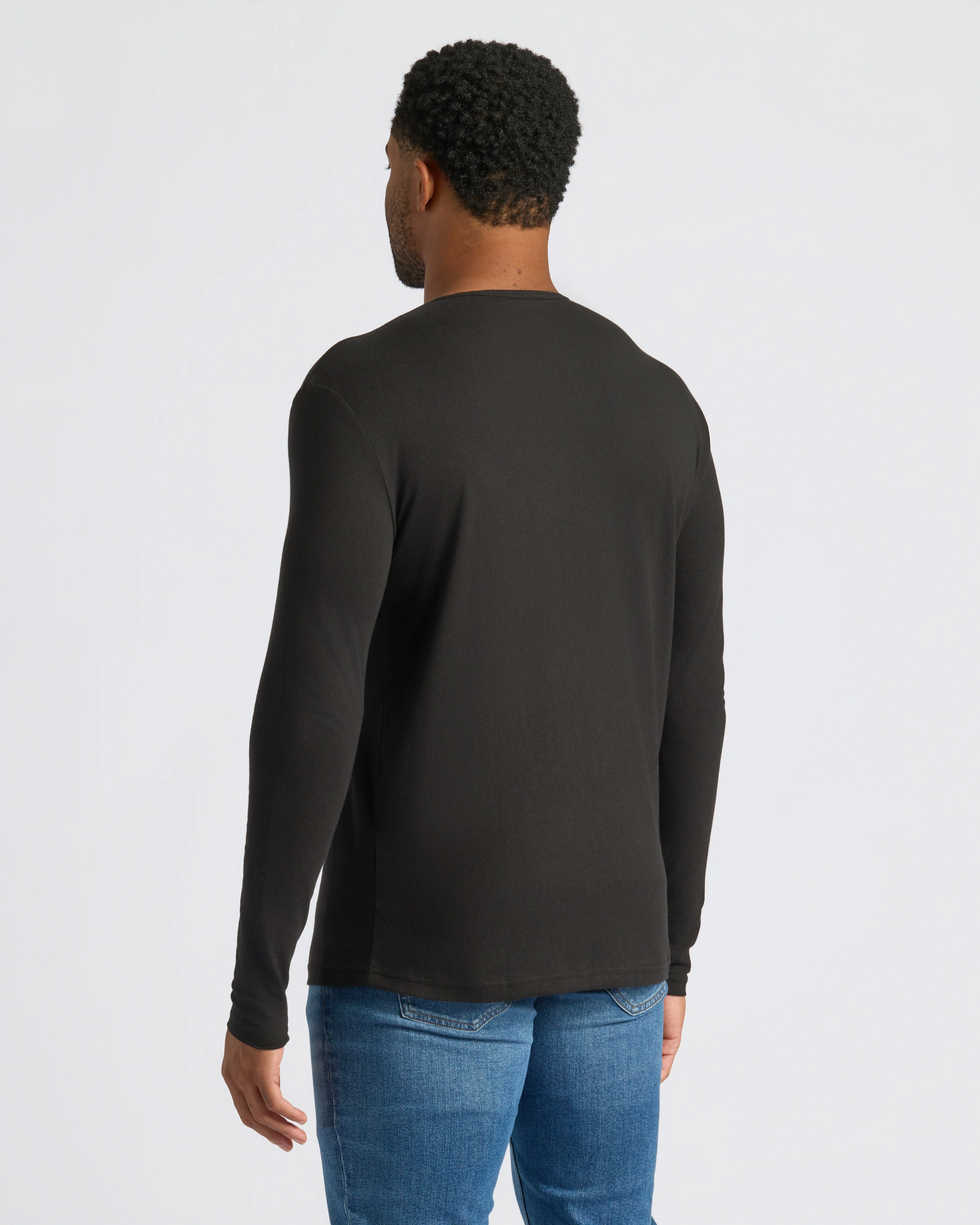Black & White Classic Henley 6-Pack - Image 4