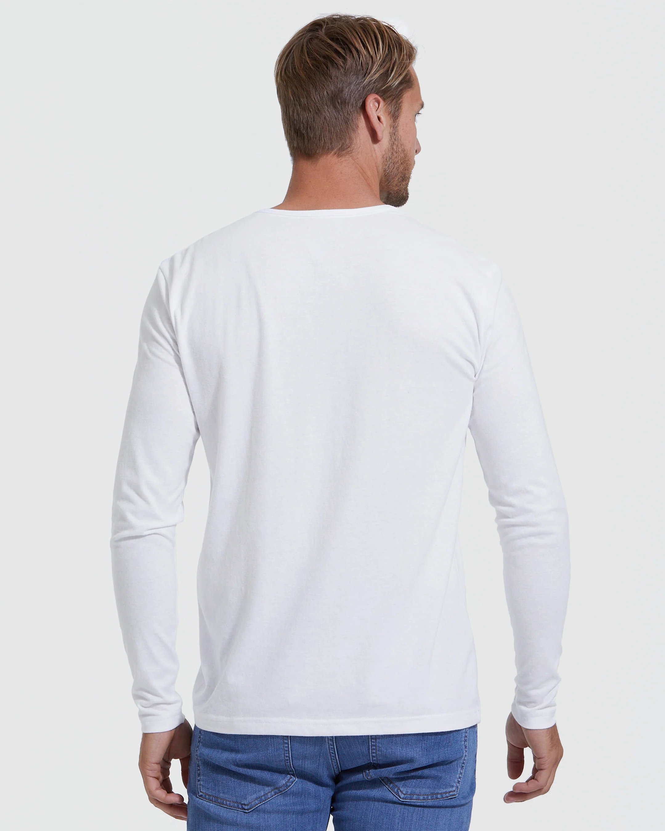 Black & White Classic Henley 6-Pack - Image 6