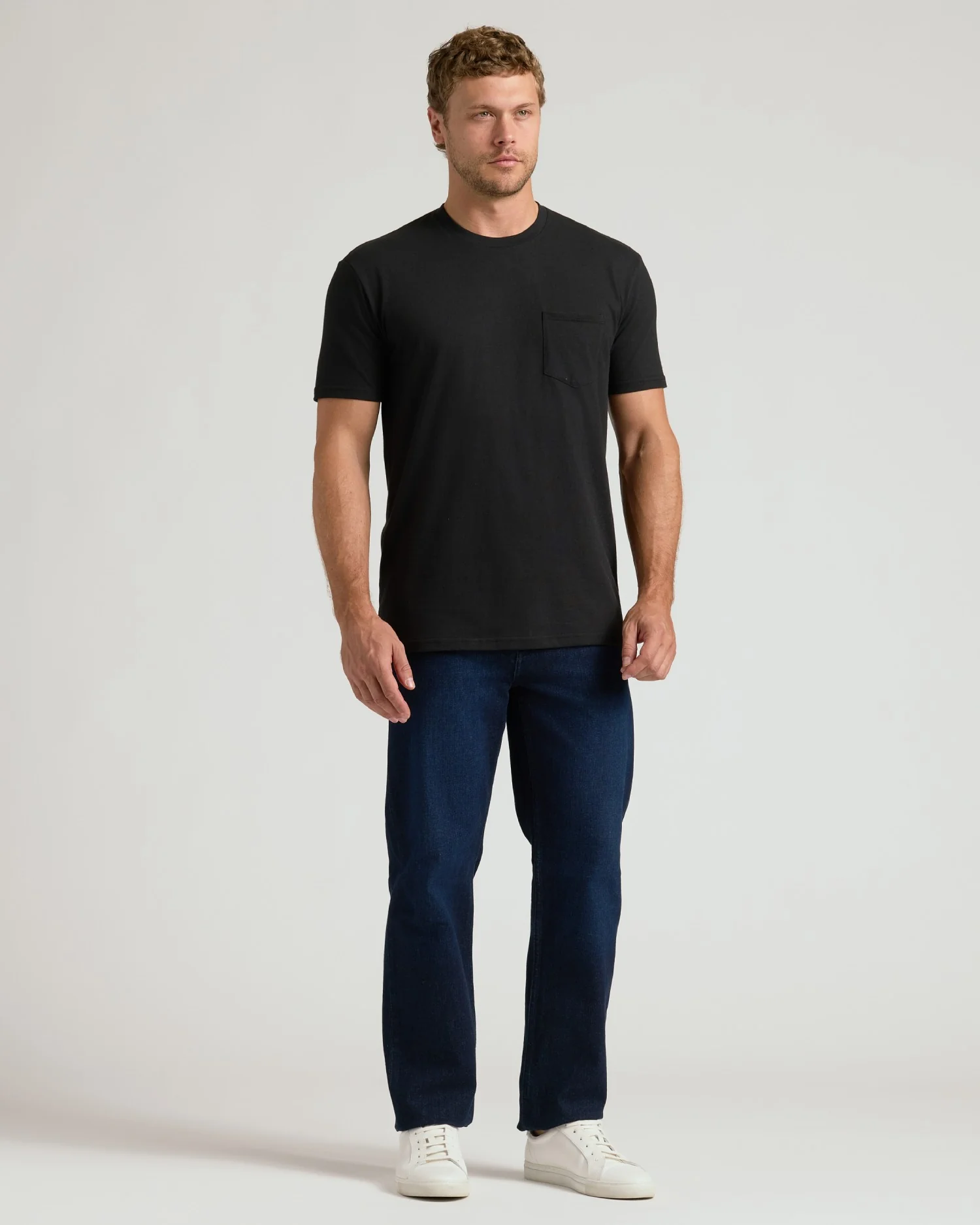 Black Classic Pocket Crew 2-Pack - Image 3