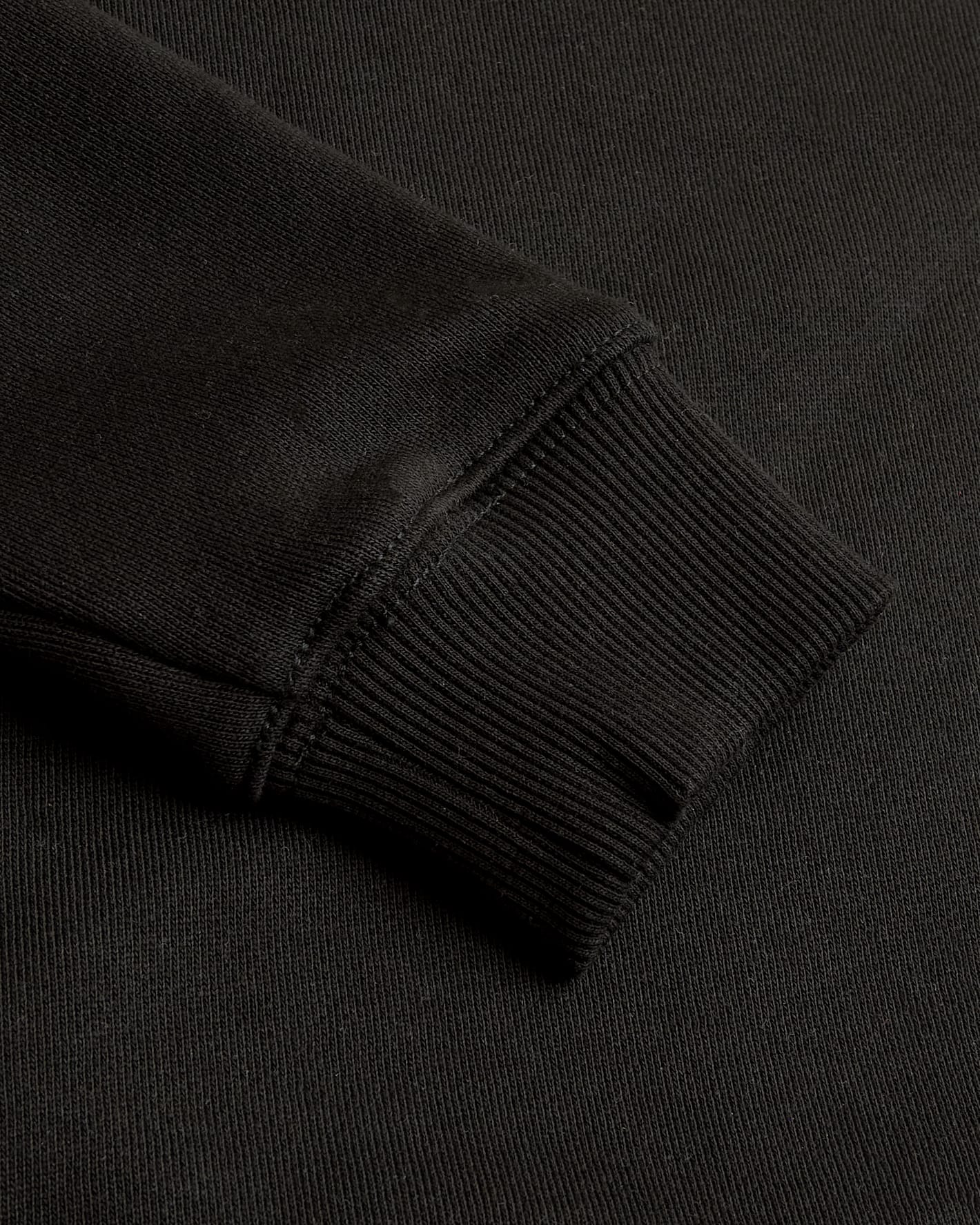 Boys' Black Fleece Crew Neck - Image 7