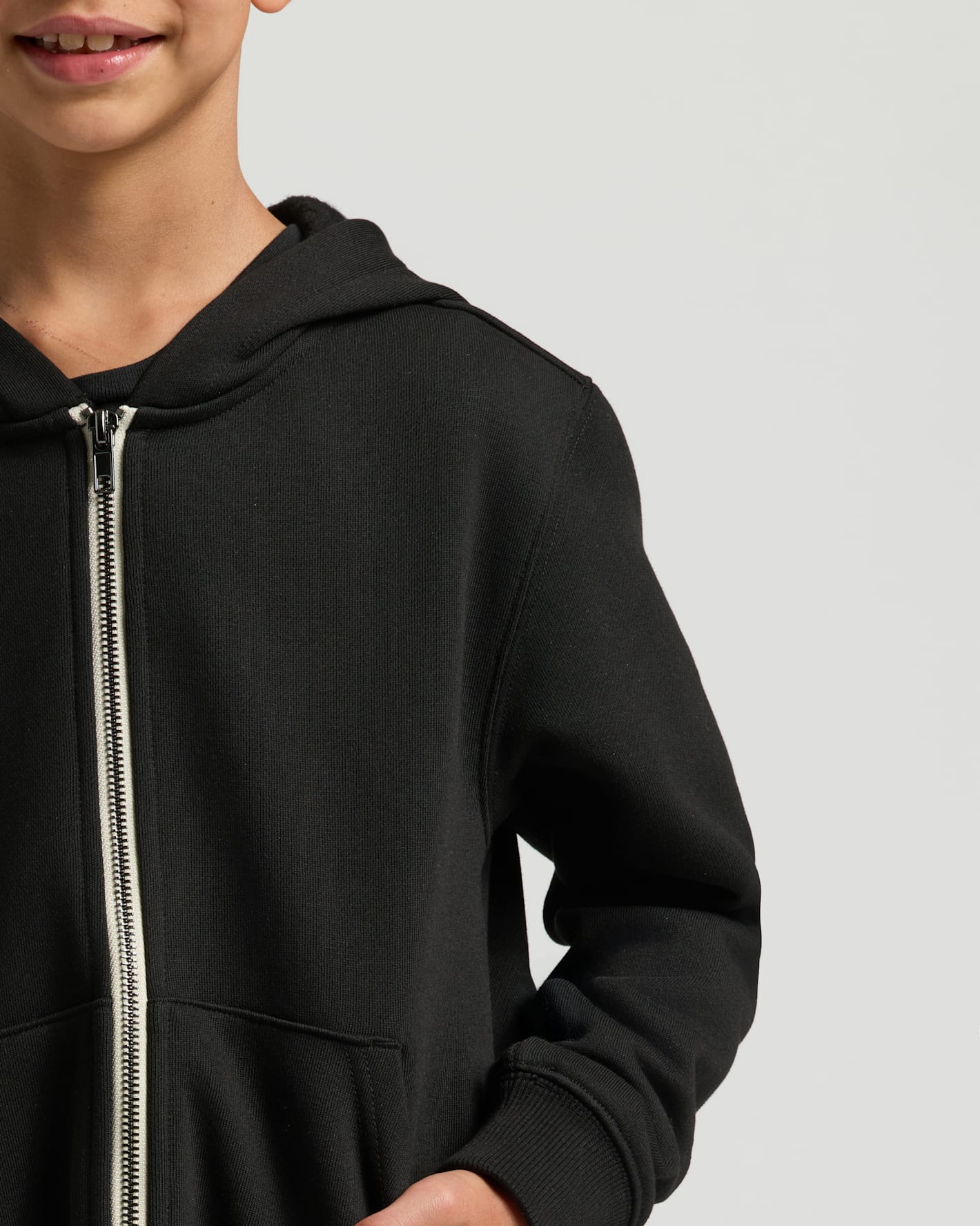 Boys Black Full Zip Fleece Hoodie & Jogger 2-Pack - Image 4