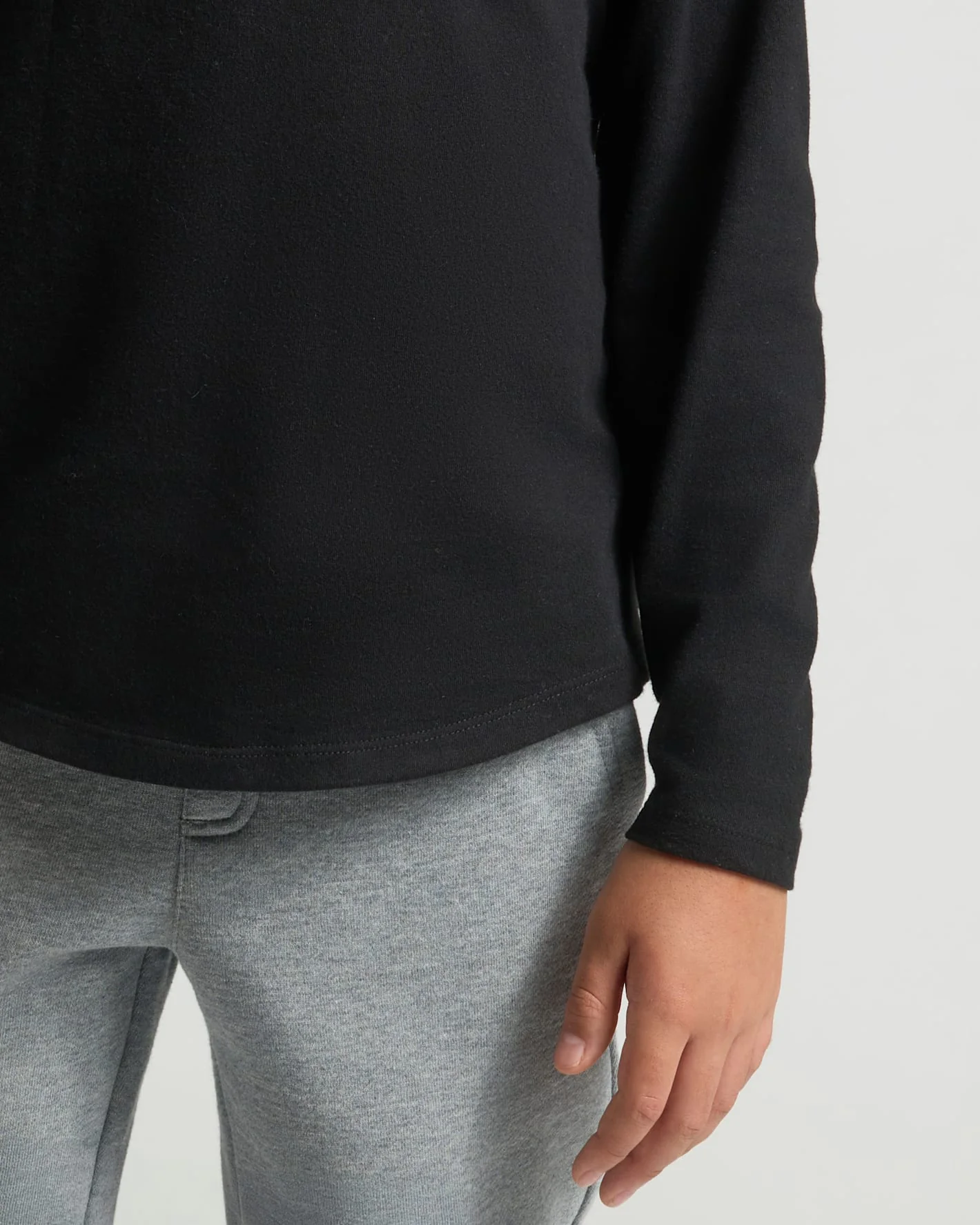 Boys' Classic Long Sleeve Curved Hem Crew Neck 6-Pack - Image 6
