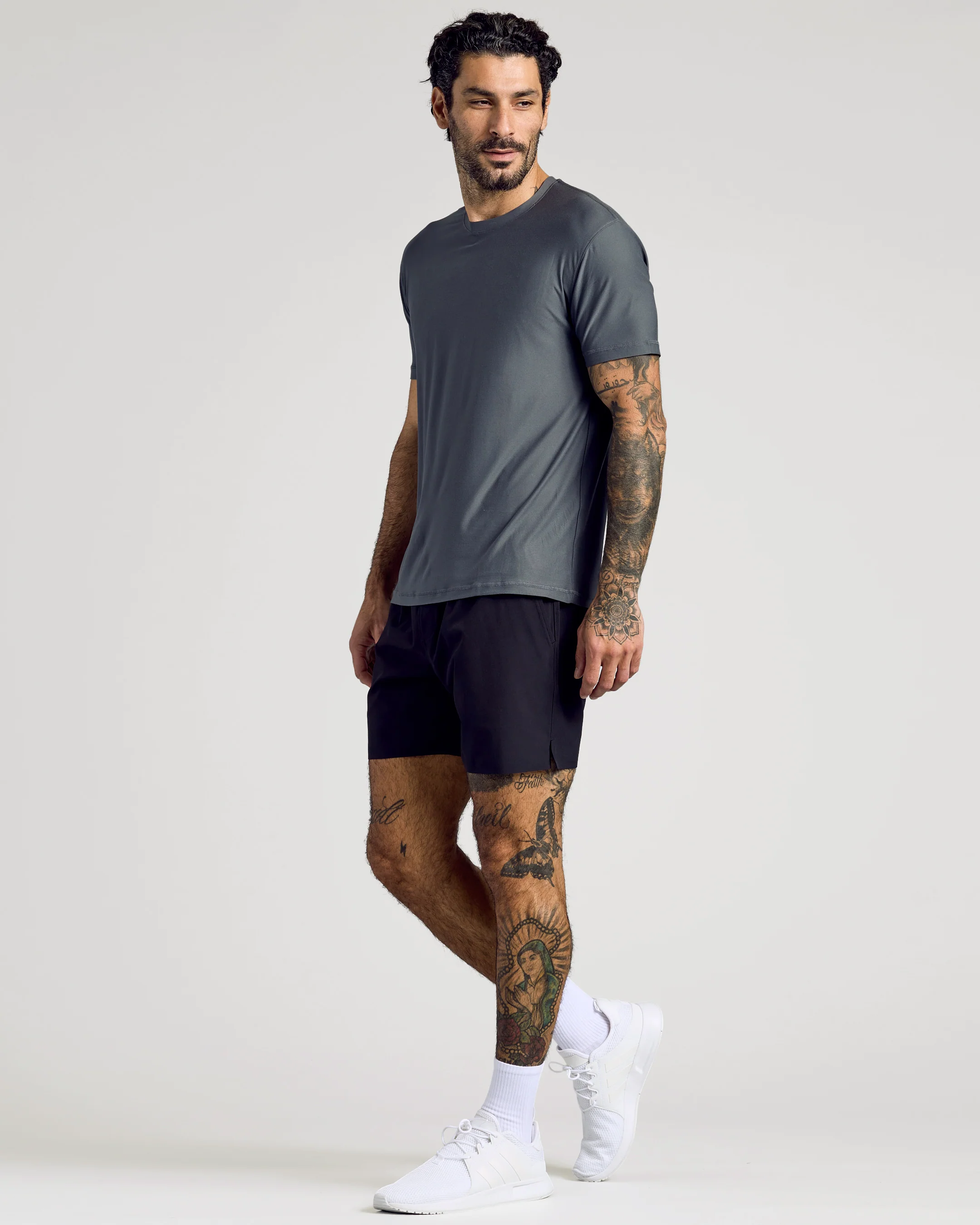 Carbon Active Crew Neck Tee - Image 4