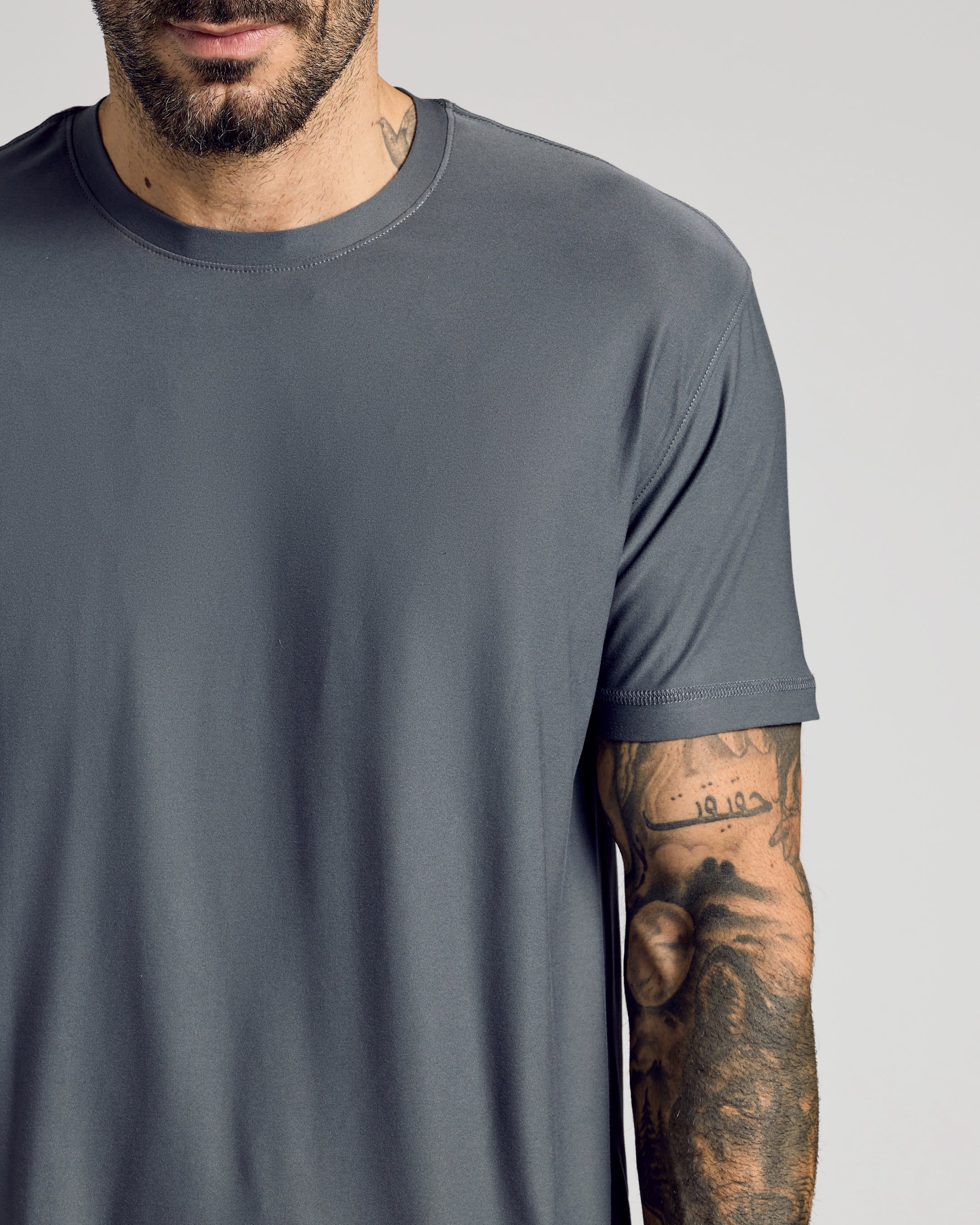 Carbon Active Crew Neck Tee - Image 6