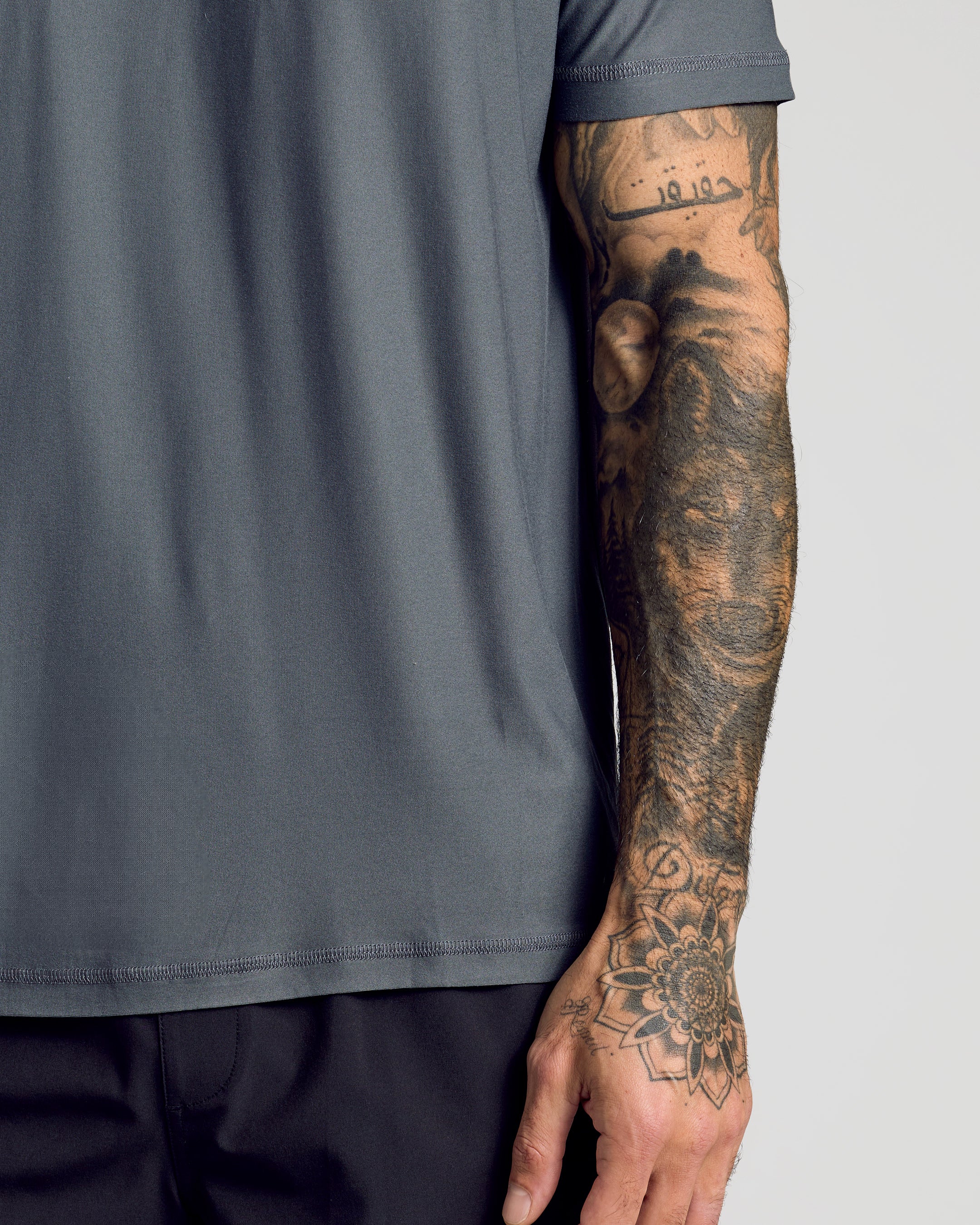 Carbon Active Crew Neck Tee - Image 7
