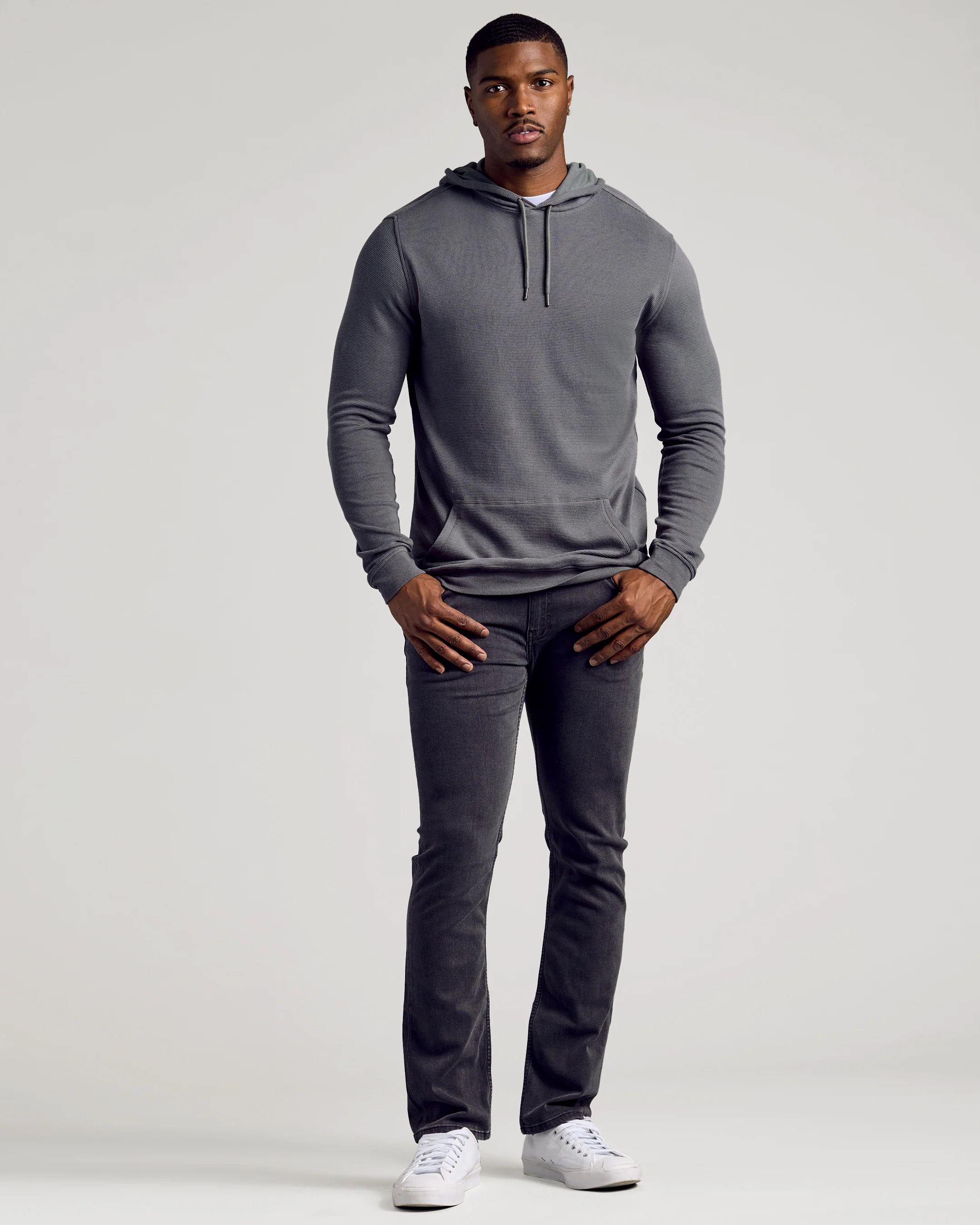Carbon Tall Waffle Hoodie - Image 5