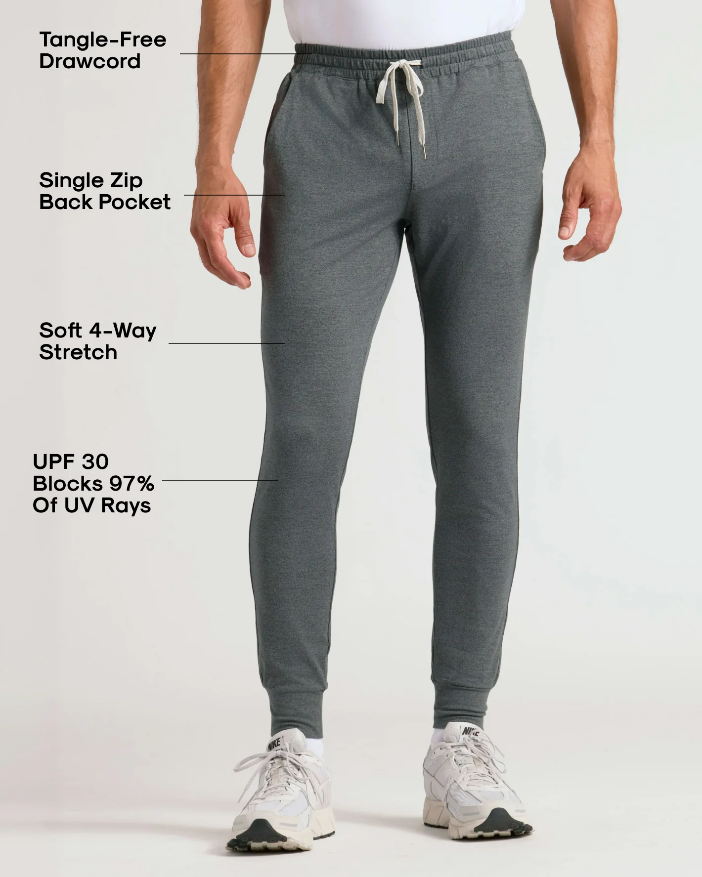Charcoal & Dark Heather Navy Active Jogger 2-Pack - Image 3