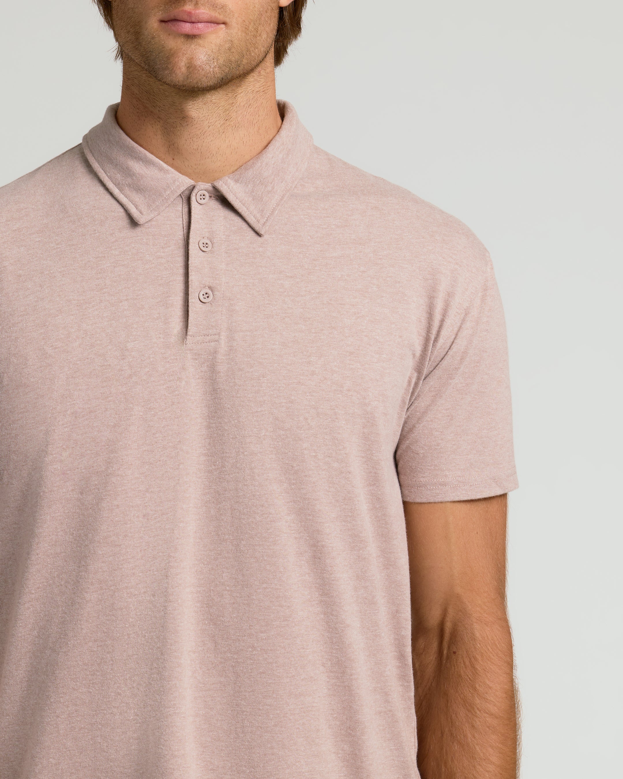 Light Heather Slate Mauve Classic Polo - Image 6