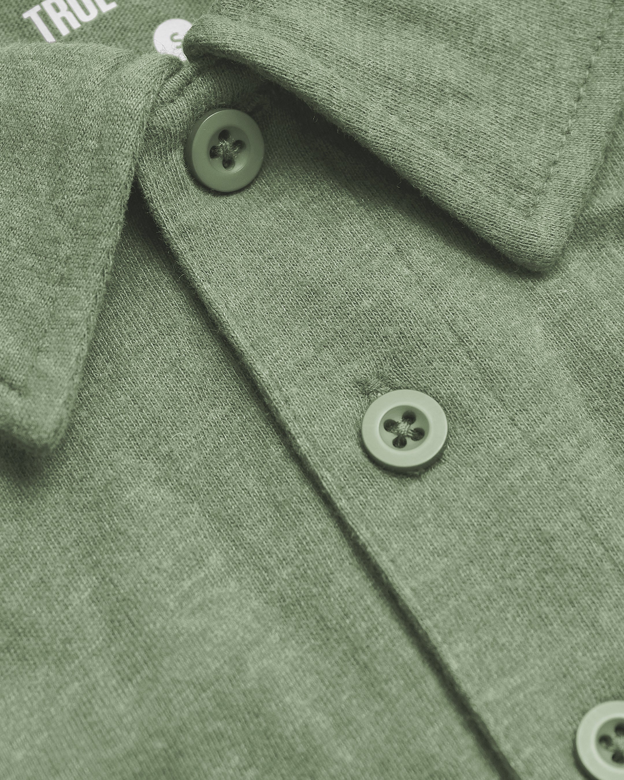 Dark Heather Bay Green Short Sleeve Tall Polo - Image 8