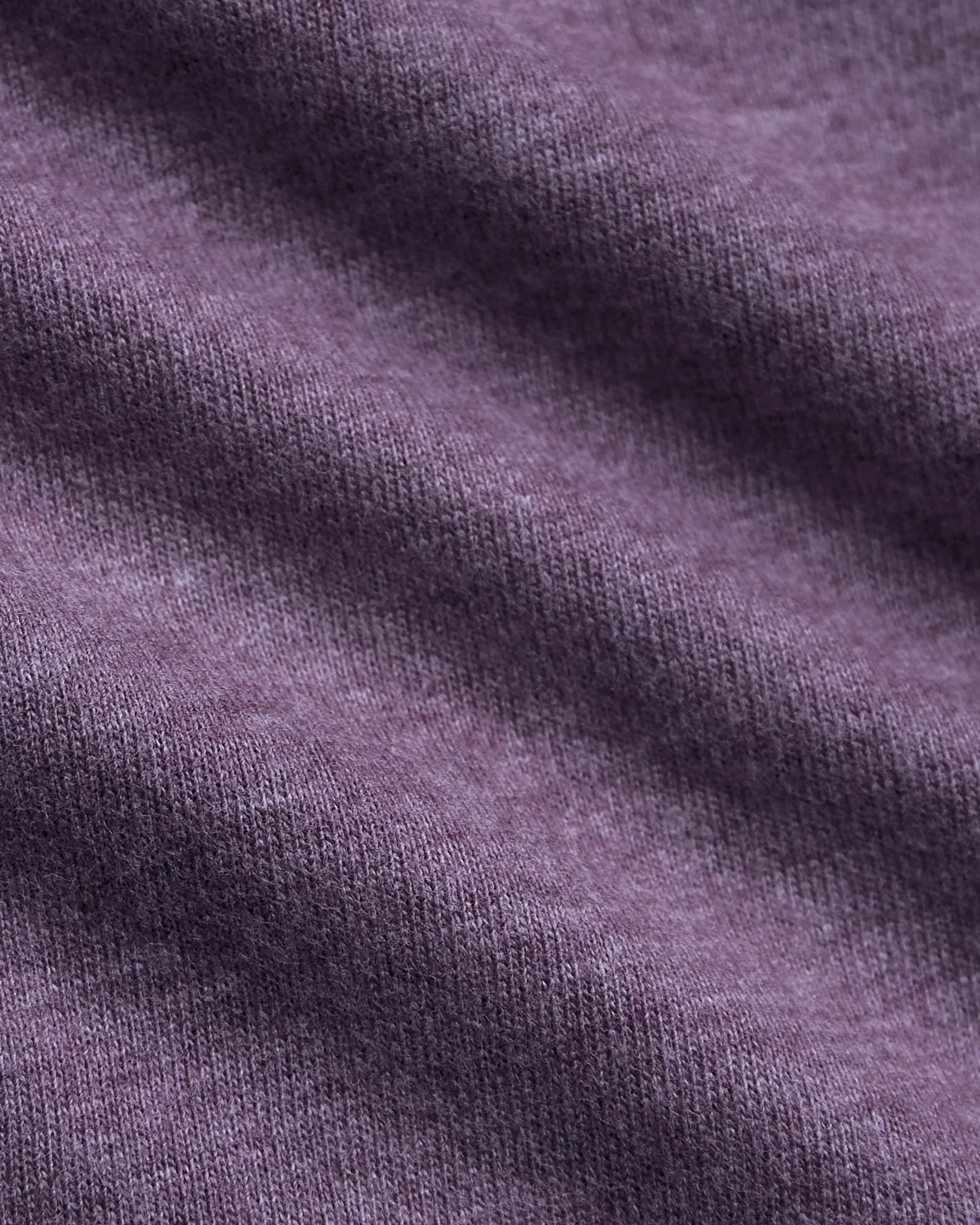 Dark Heather Plum Tall Classic V-Neck - Image 7