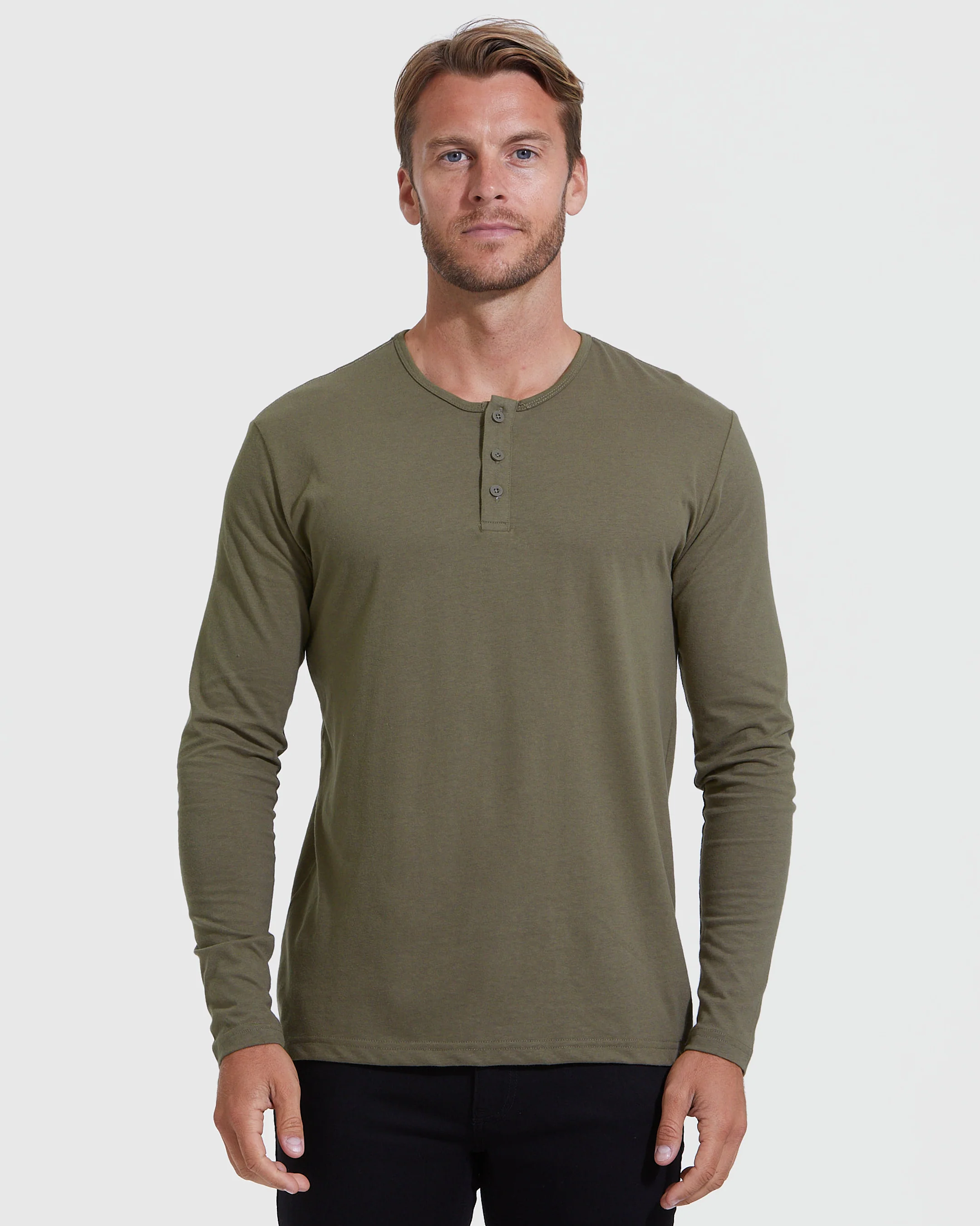 The Timeless Classic Long Sleeve Henley 3-Pack - Image 3