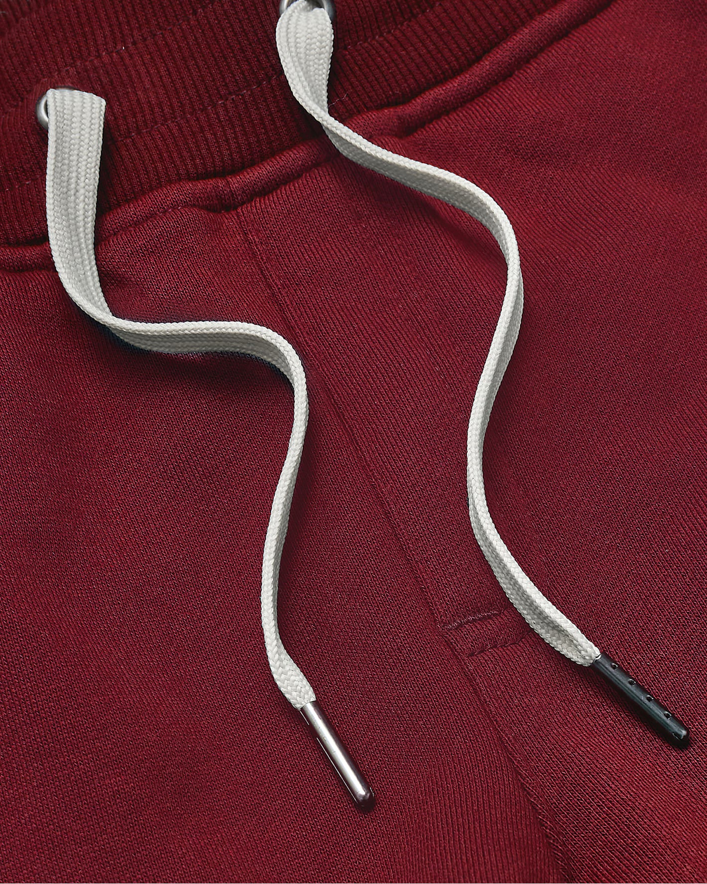 Dark Maroon Fleece French Terry Joggers - Image 6