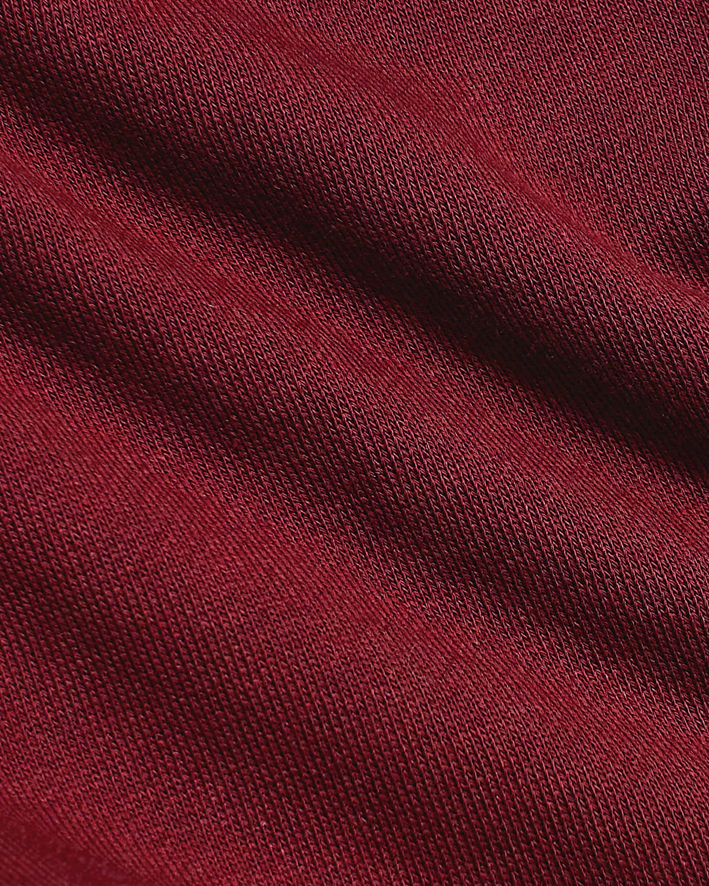 Dark Maroon Fleece French Terry Pullover Crew Neck - Image 7
