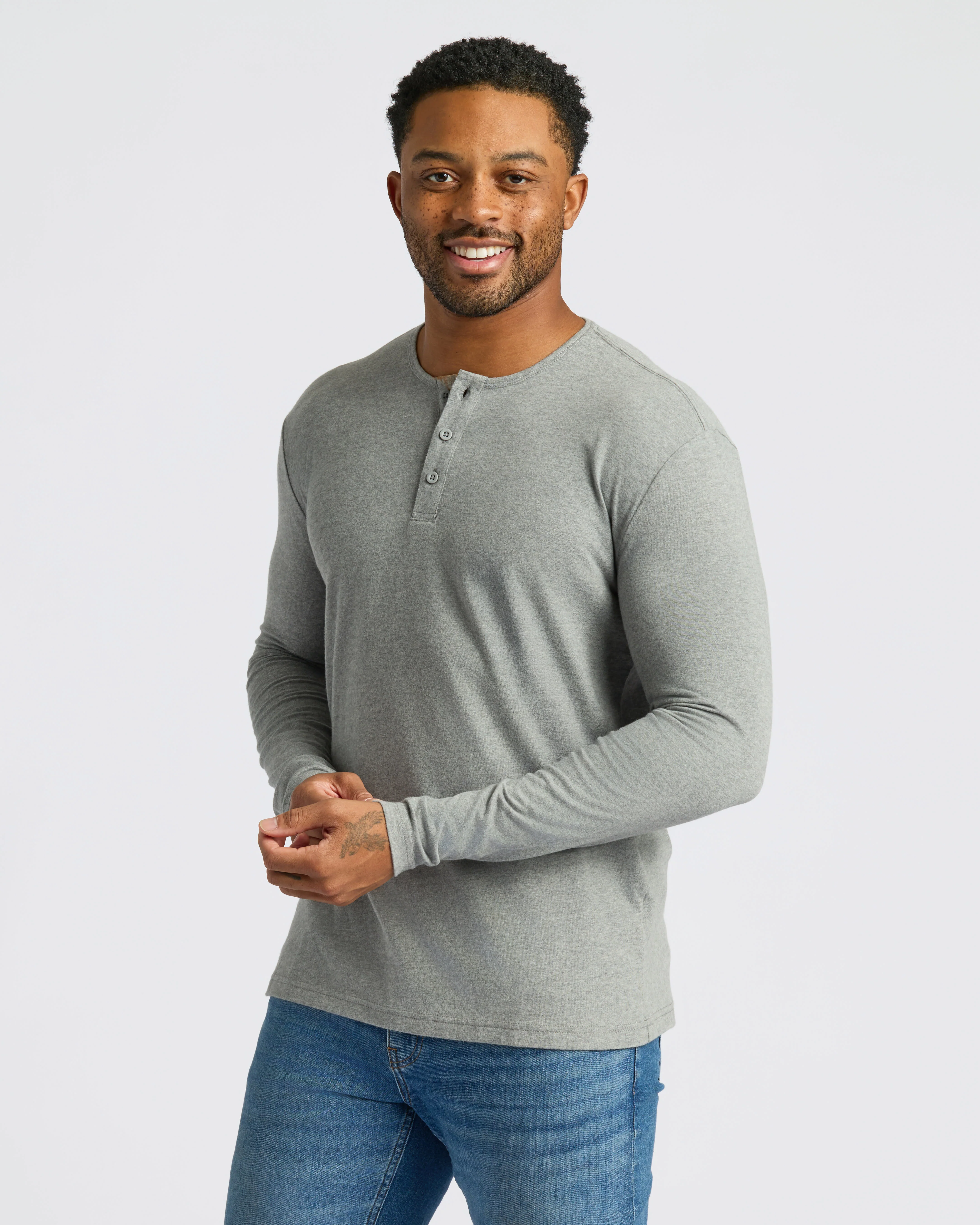 Classic Long Sleeve Henley 3-Pack - Image 4