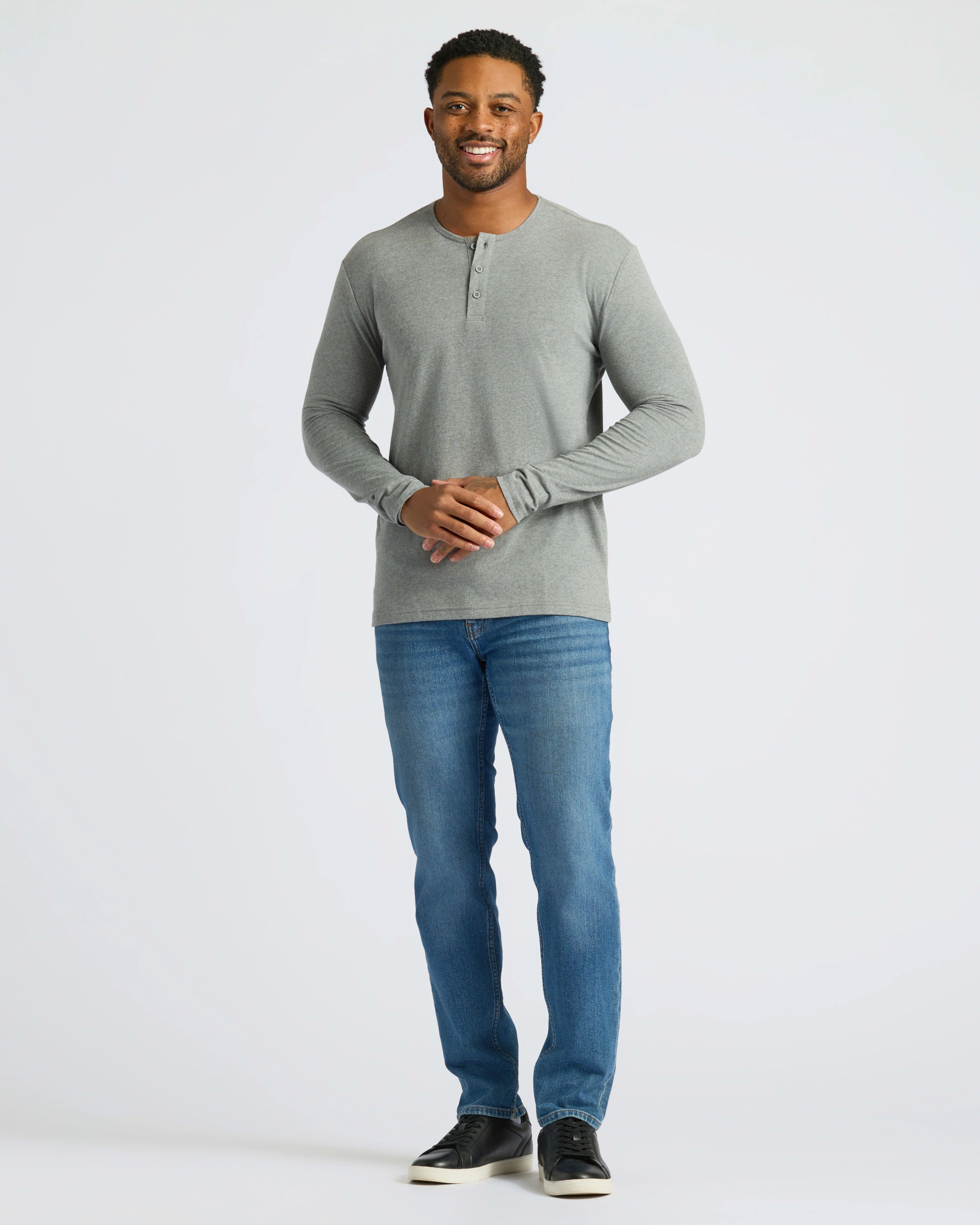 Classic Long Sleeve Henley 3-Pack - Image 5