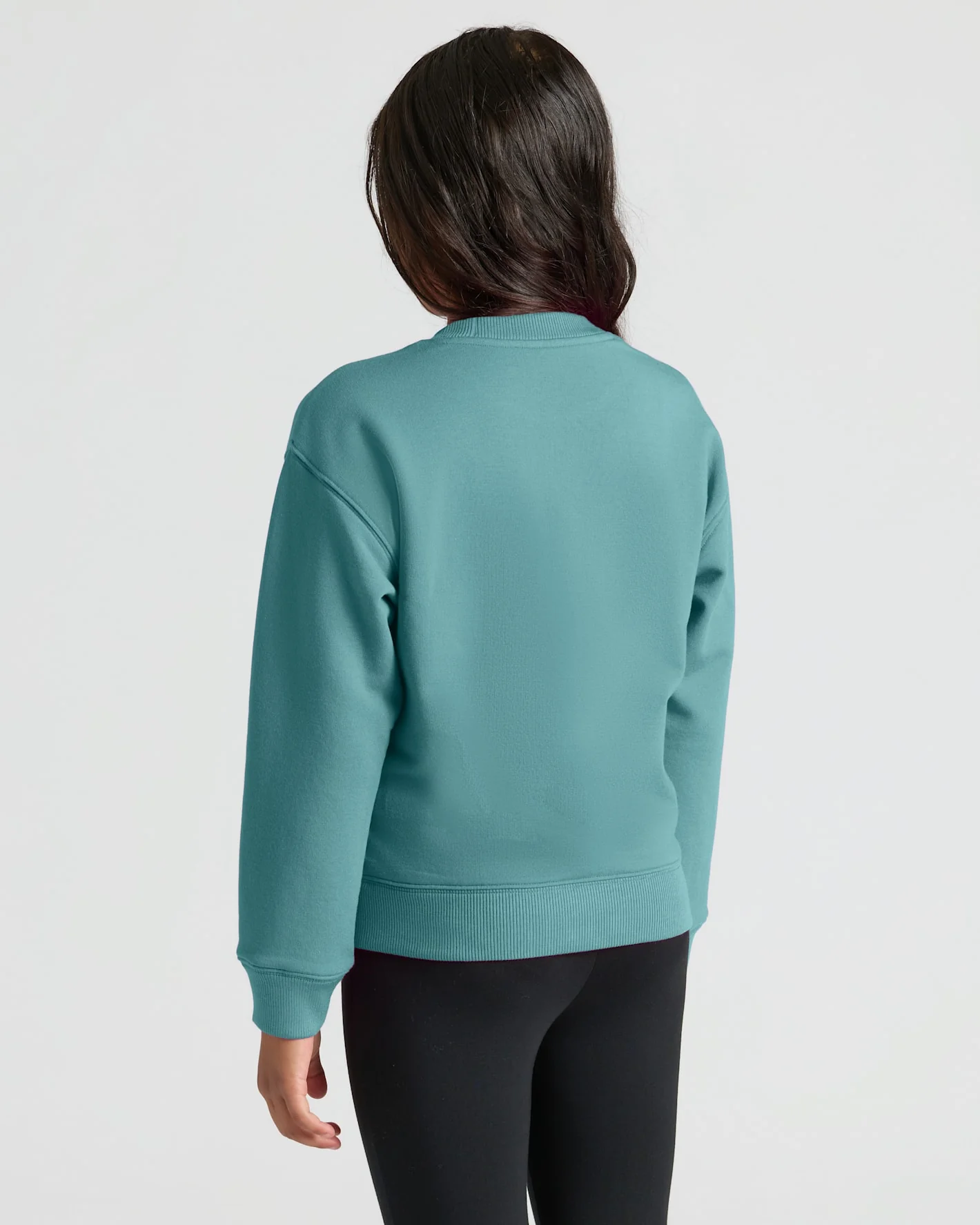 Girls Stormcloud Slouch Pullover Crew - Image 4
