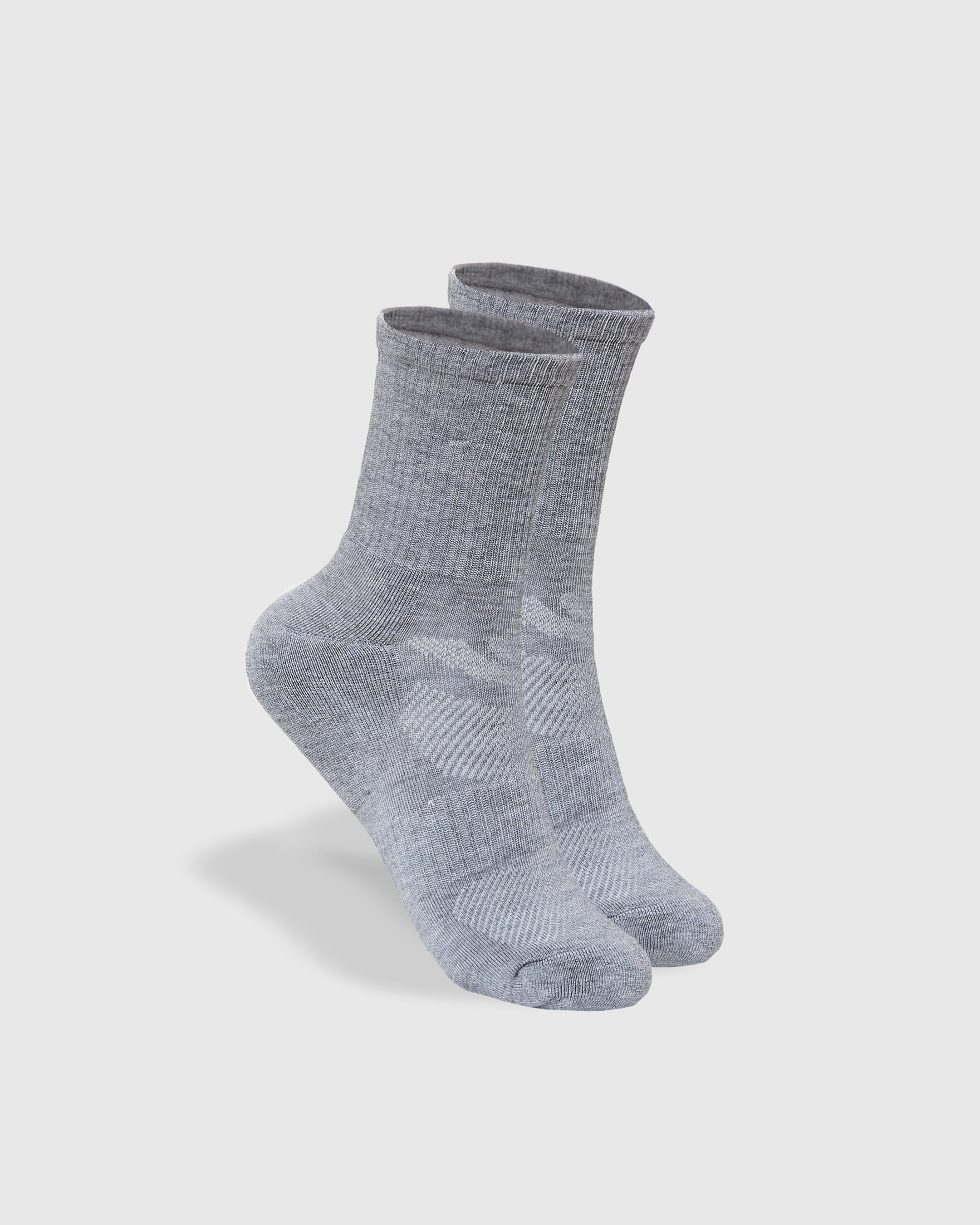 Heather Gray Half Crew Socks 6-Pack - Image 5