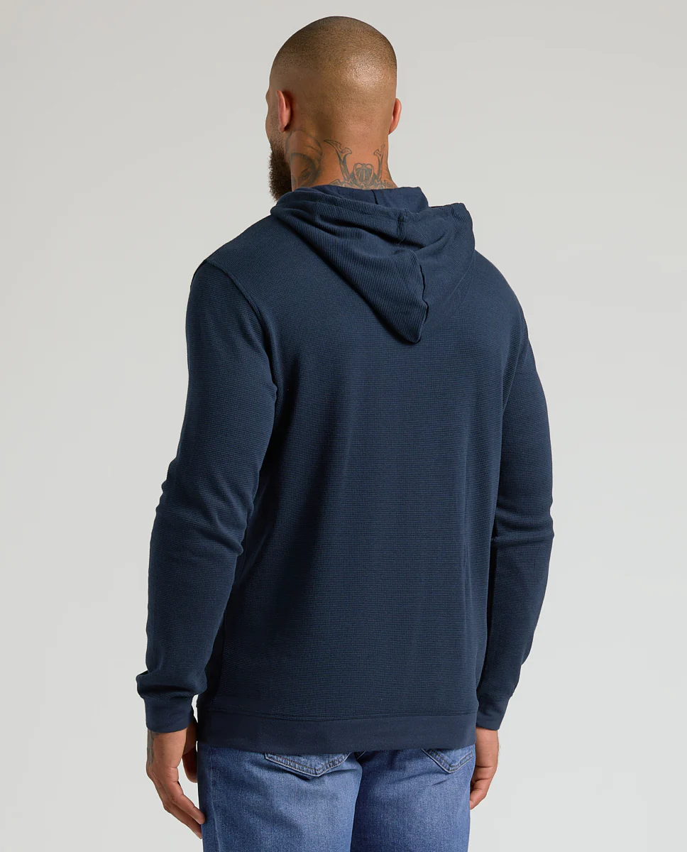Heather Gray & Navy Waffle Hoodie 2-Pack - Image 3