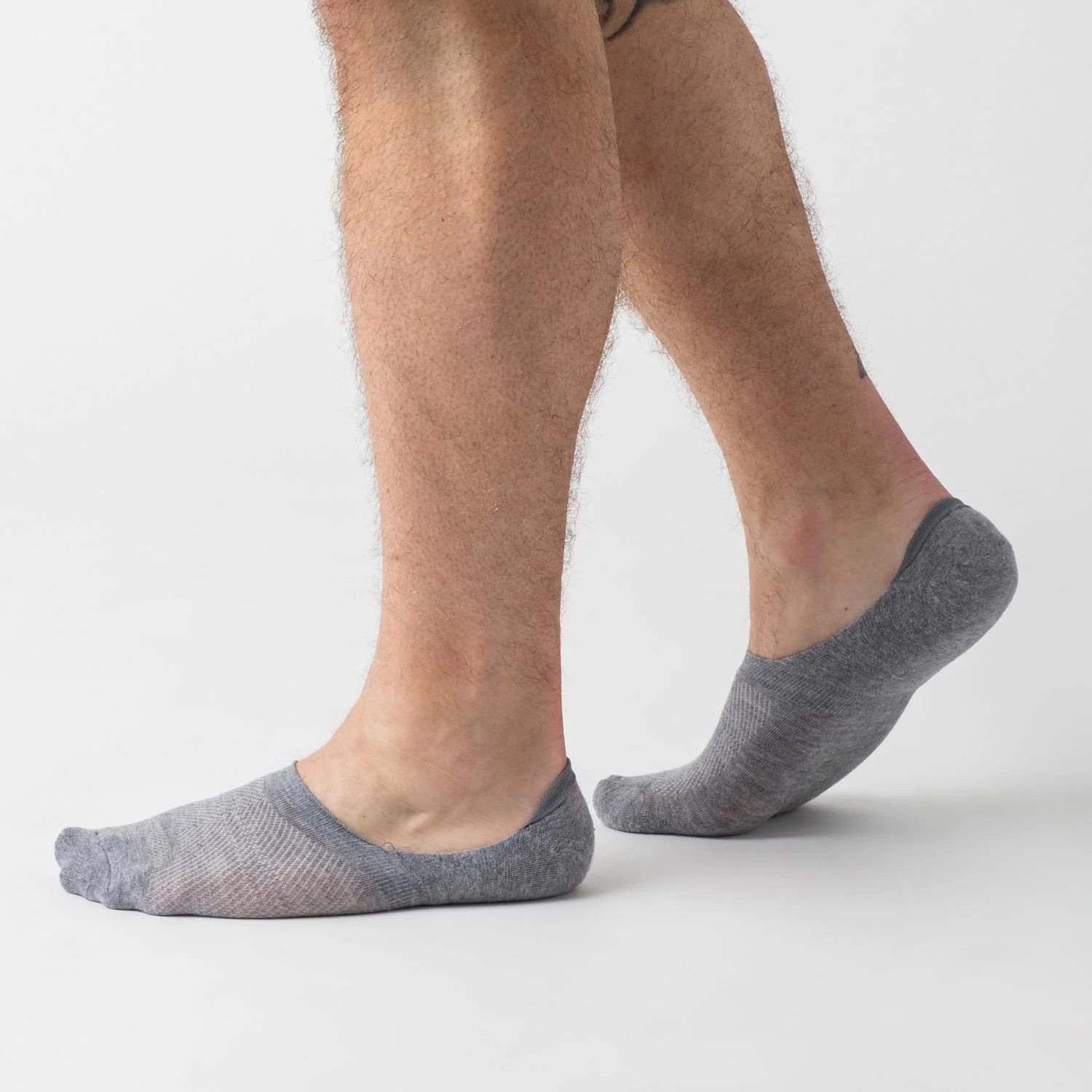 Heather Gray Never Show Socks 12-Pack - Image 4
