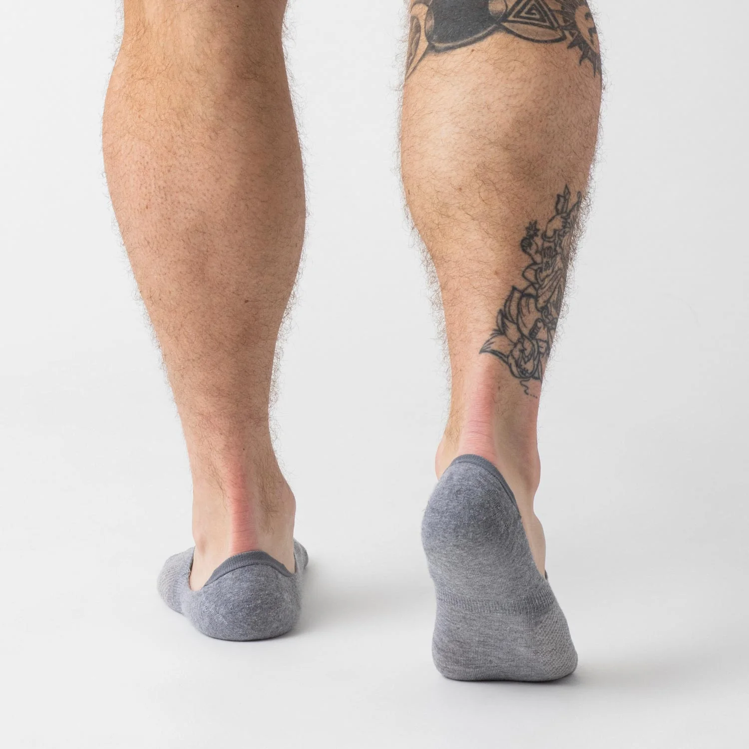 Heather Gray Never Show Socks 3-Pack - Image 3