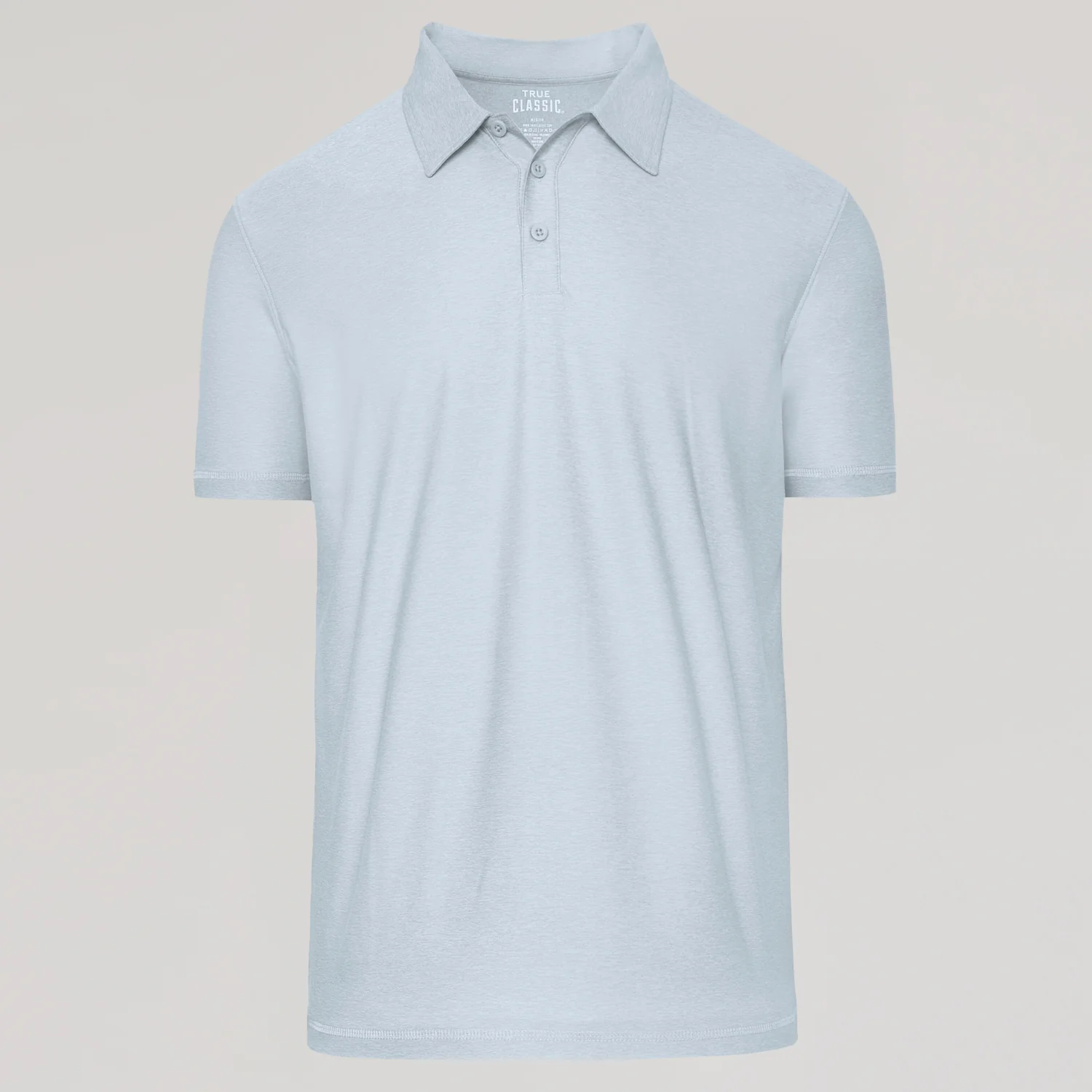 Heather Light Gray Active Polo - Image 2