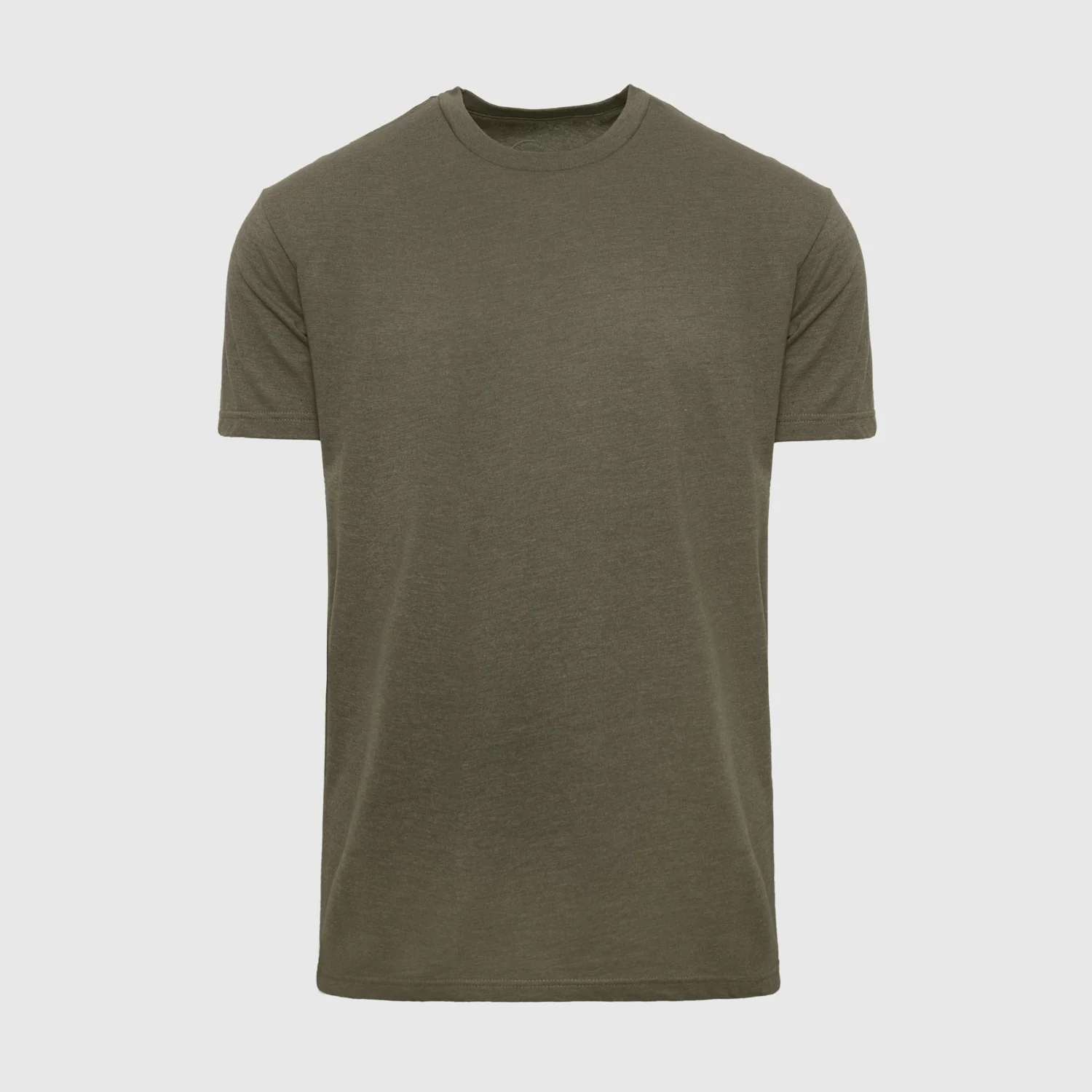 Heather Military Green Classic Crew Neck - Image 2